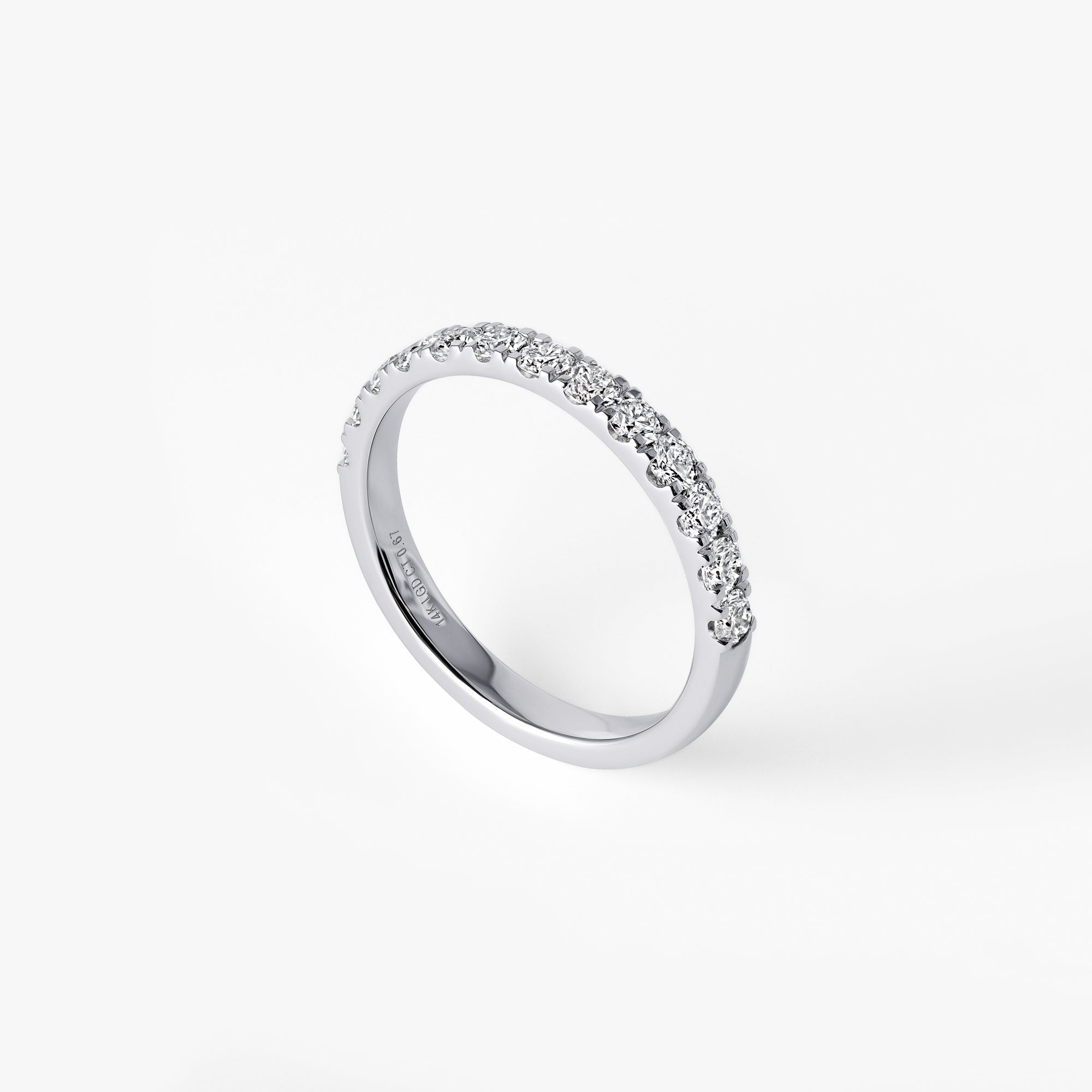 Round Diamond Anniversary Band