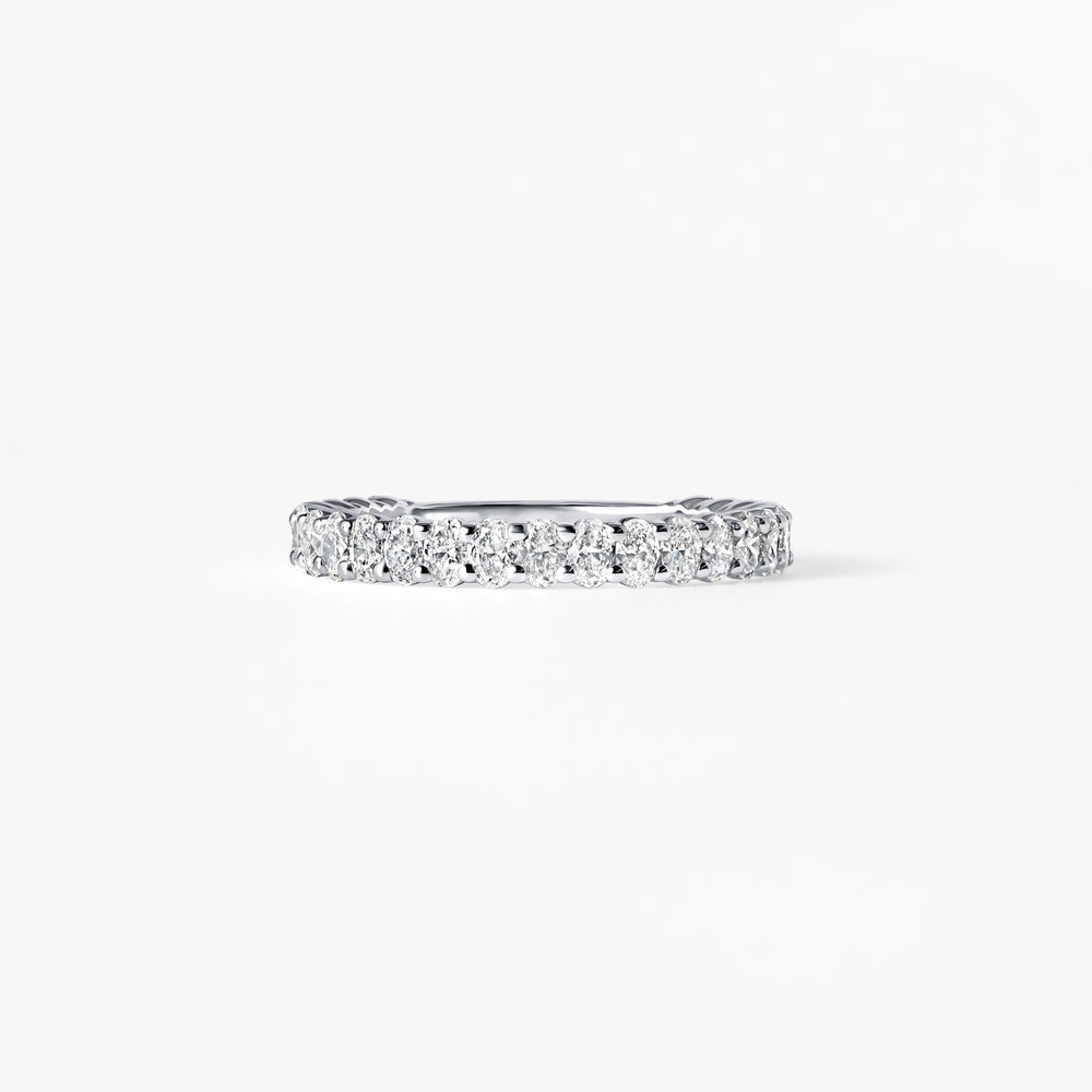 Oval Diamond Petite Anniversary Band