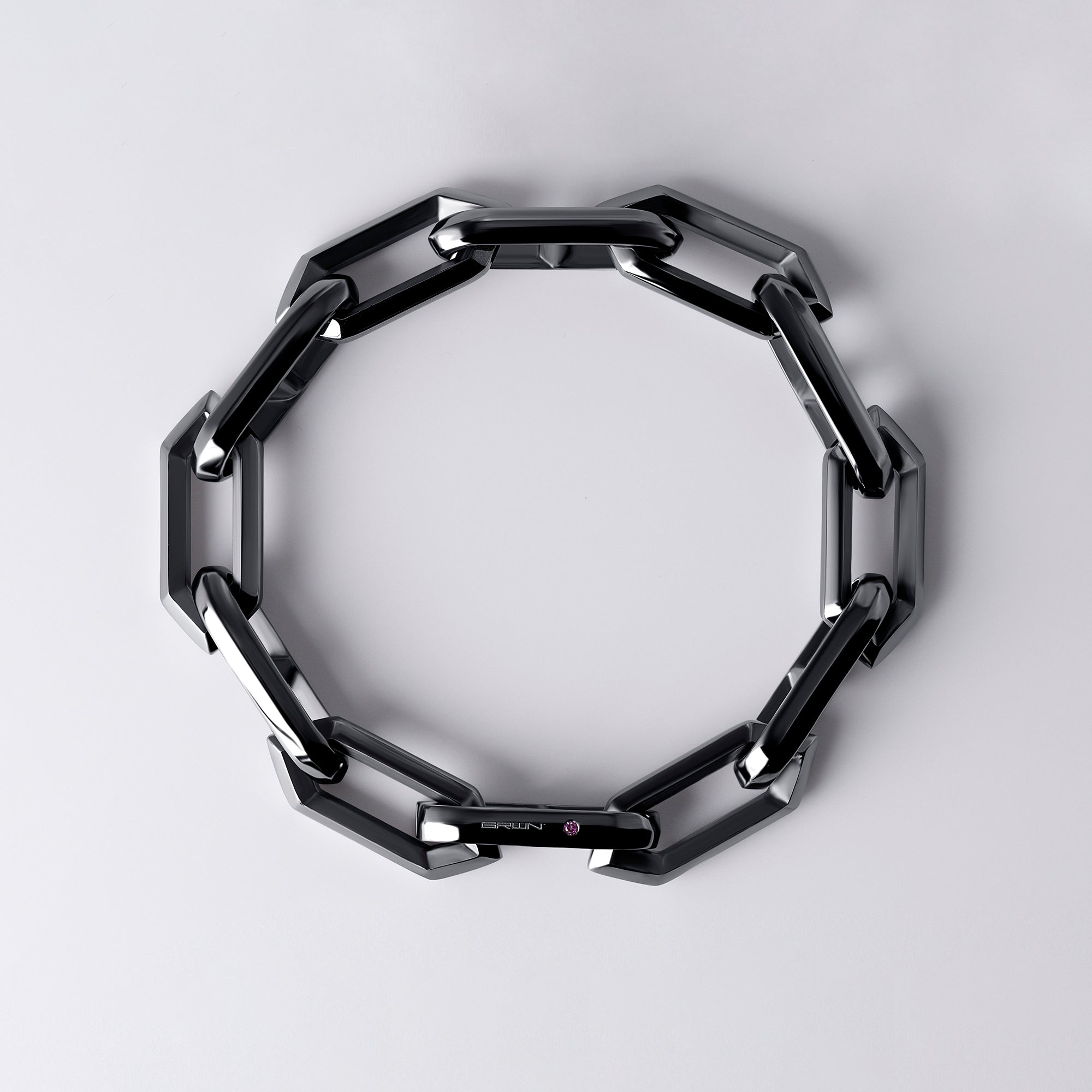 Heavy Legacy Link Black Bracelet