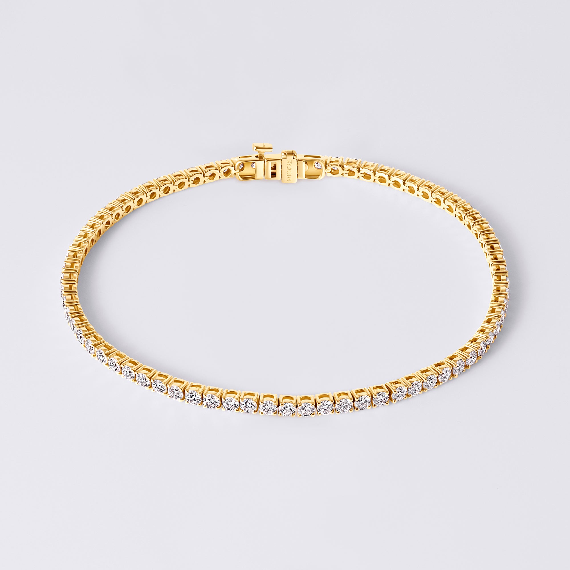 Round Diamond 4 Prong Tennis Bracelet