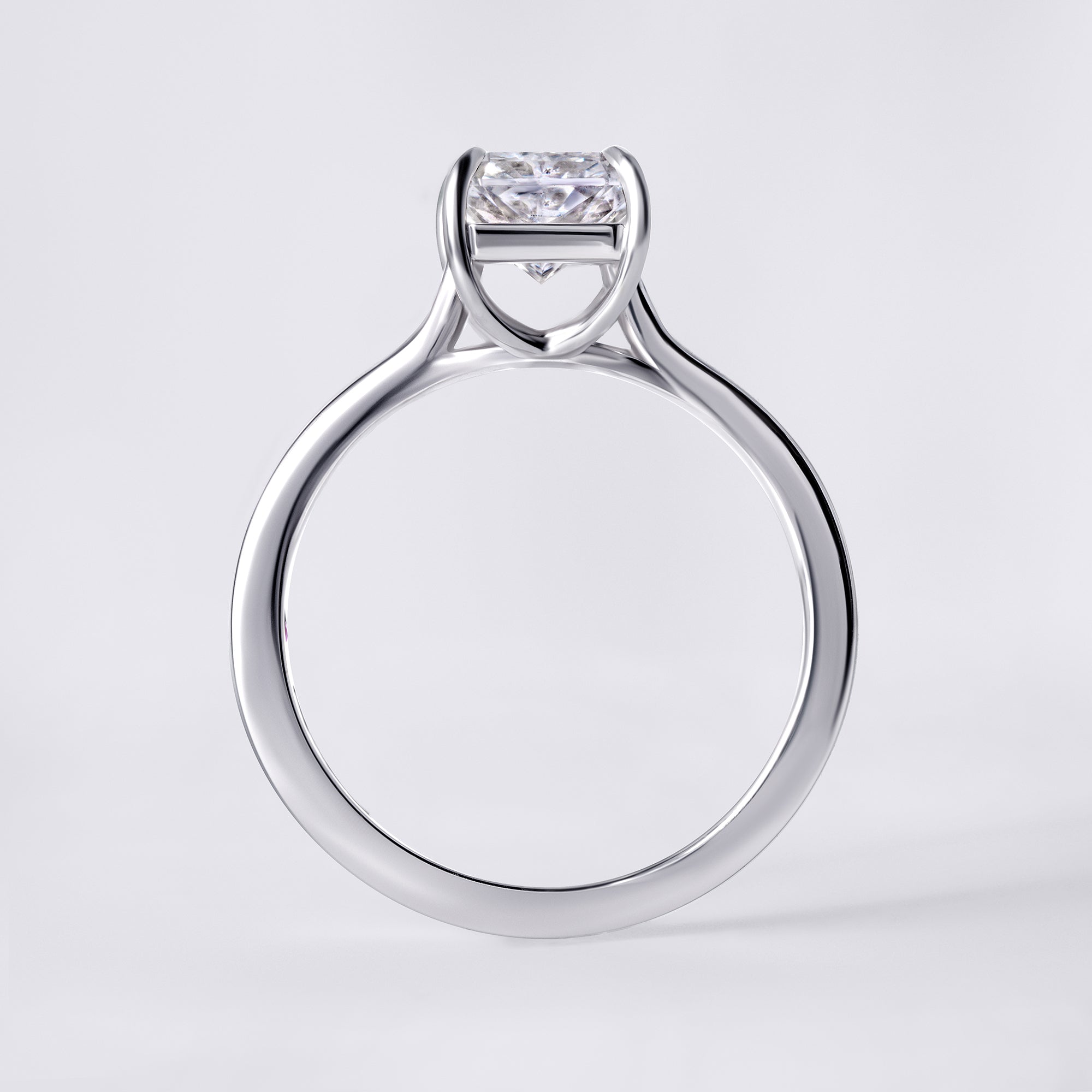 Mira 2.00 CTW Radiant Diamond Solitaire Engagement Ring