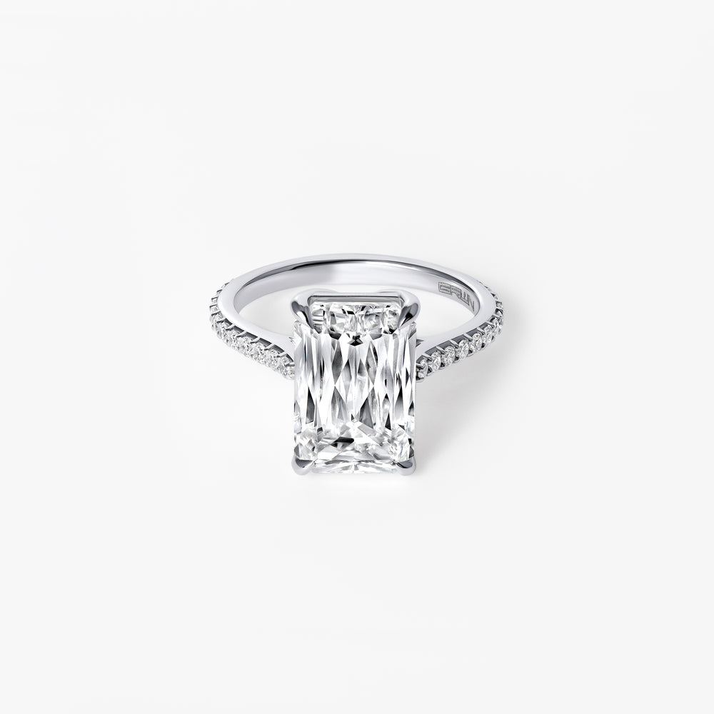 5.33CT Crisscross Pavé Engagement Ring