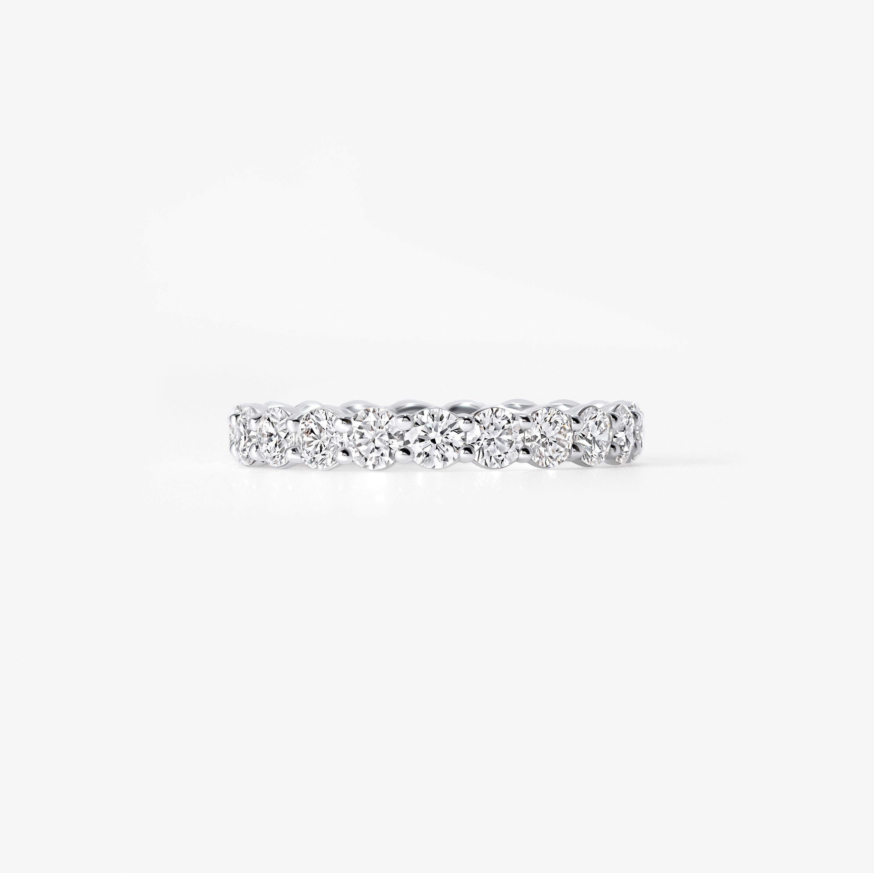 Round Diamond Eternity Band