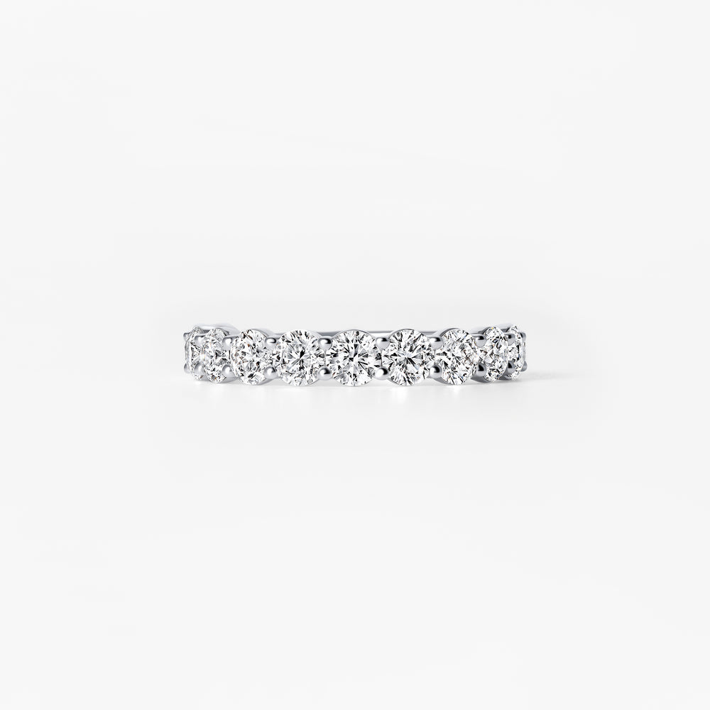Round Diamond Anniversary Band