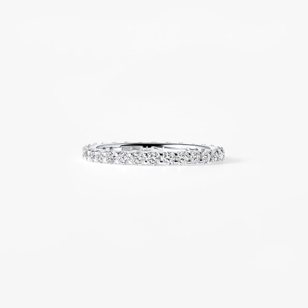 Round Diamond Stacking Eternity Band