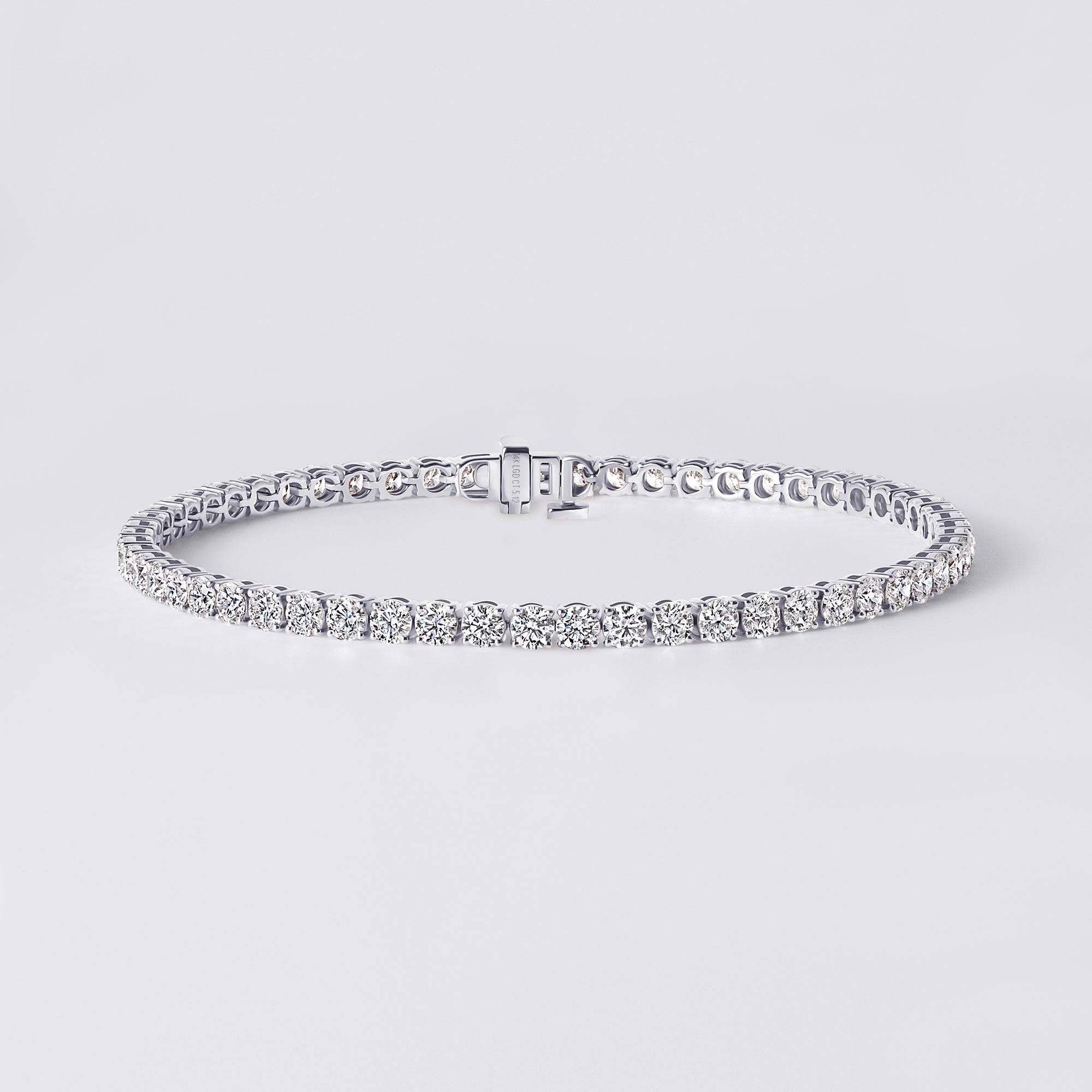 Round Diamond 4 Prong Tennis Bracelet