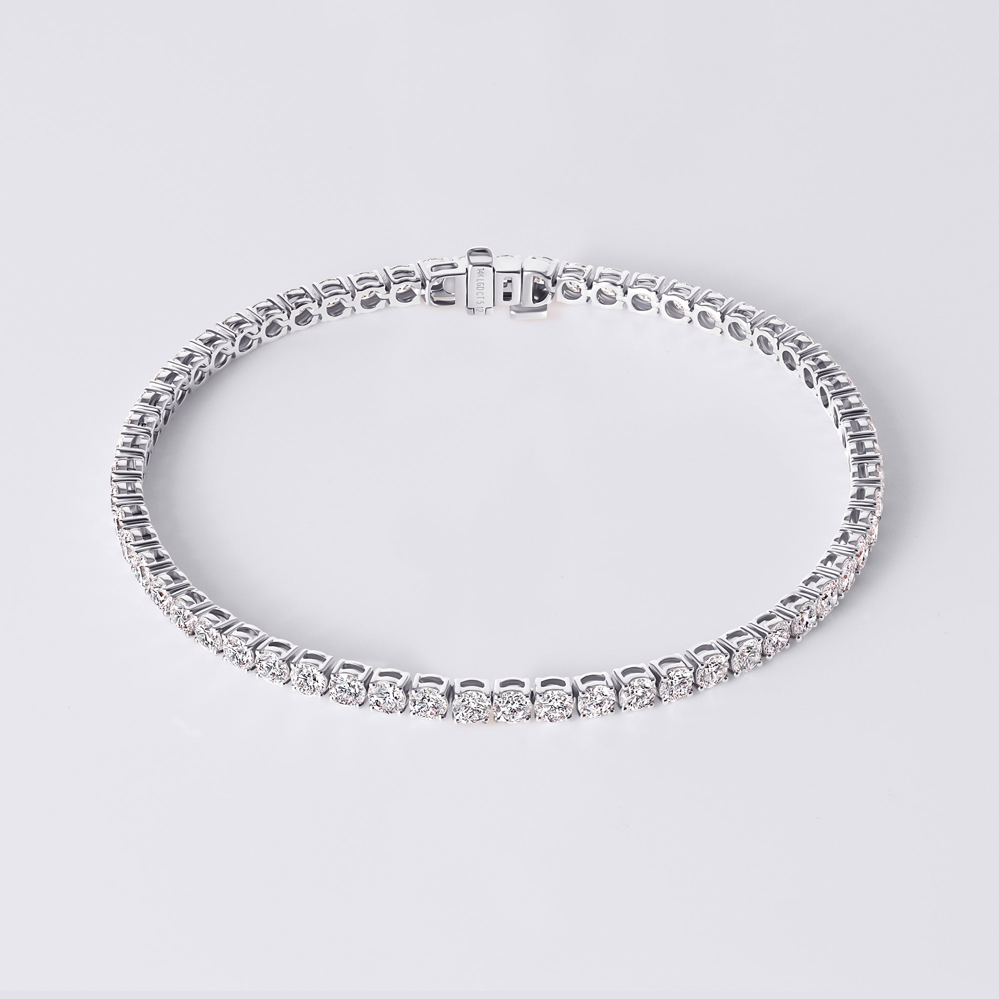 Round Diamond 4 Prong Tennis Bracelet