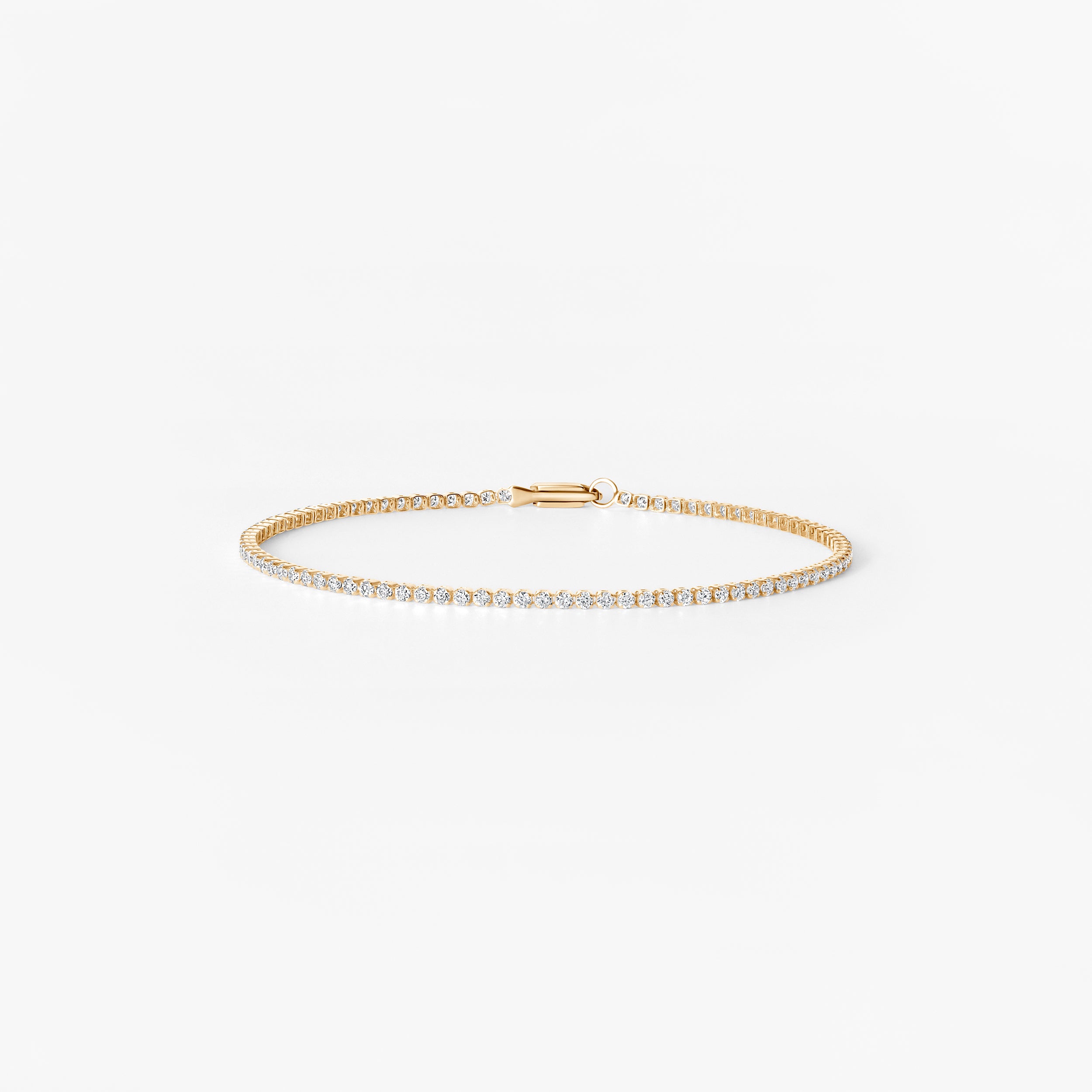 Round Diamond Petite 4 Prong Tennis Bracelet