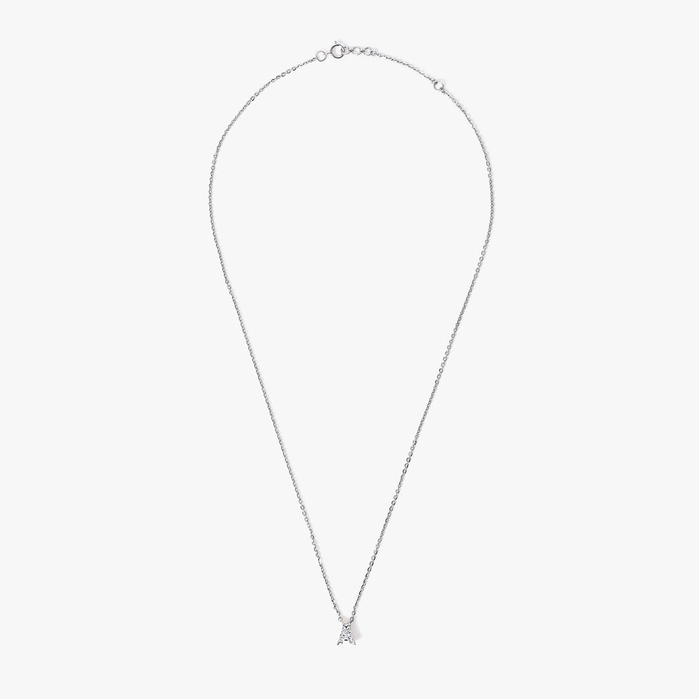 Diamond Initial Pendant Necklace