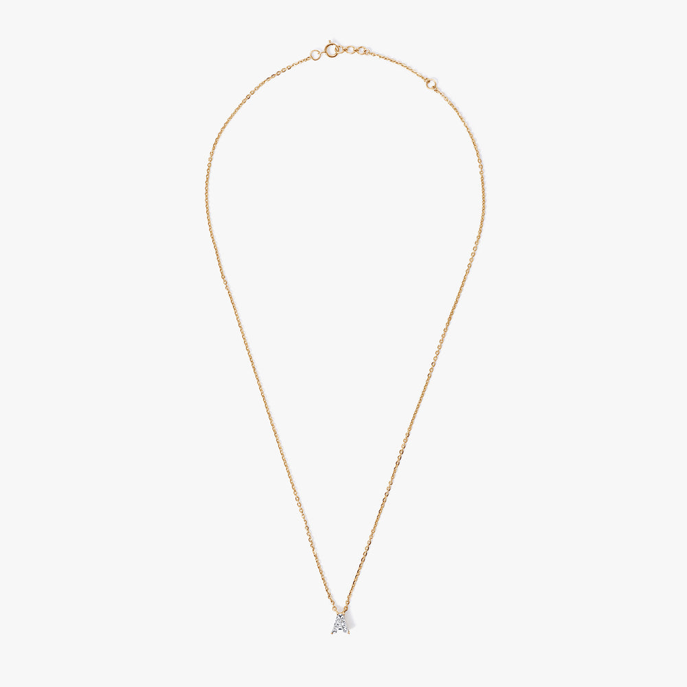 Diamond Initial Pendant Necklace