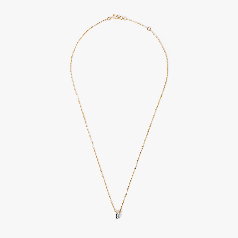 Diamond Initial Pendant Necklace