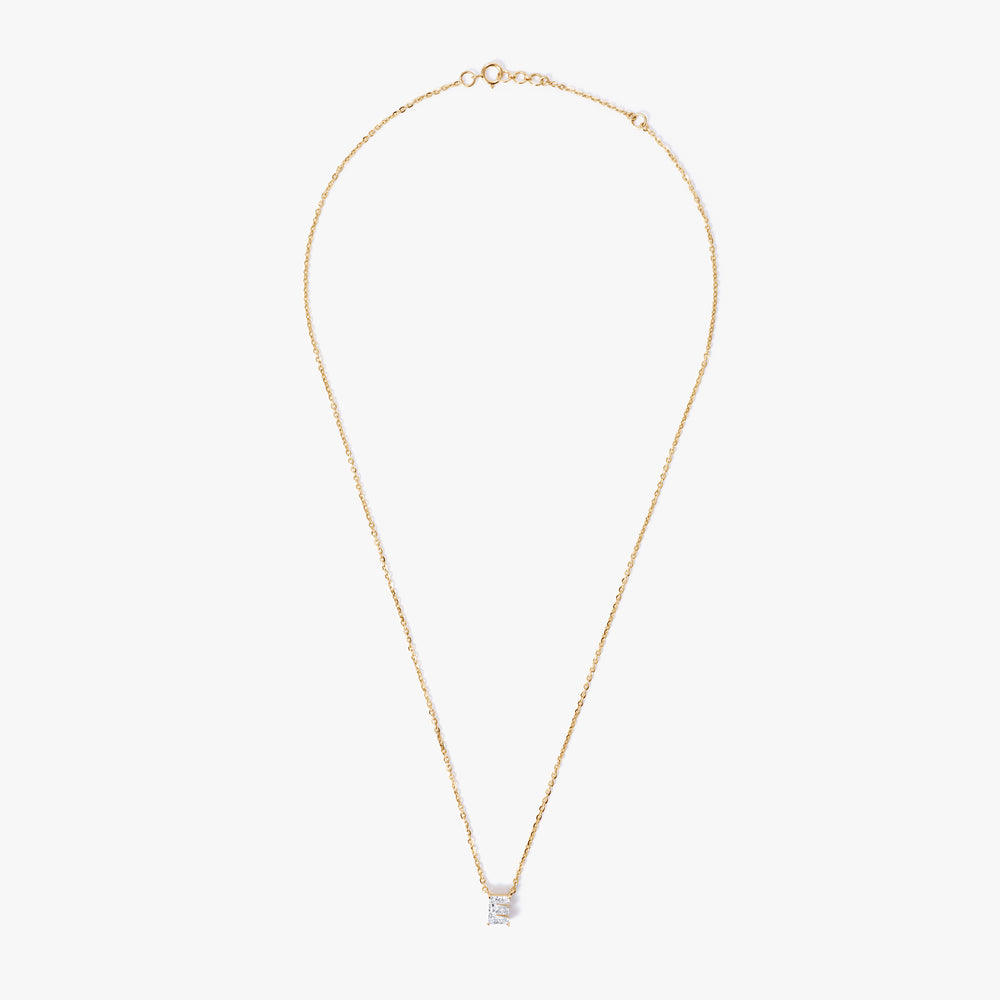 Diamond Initial Pendant Necklace