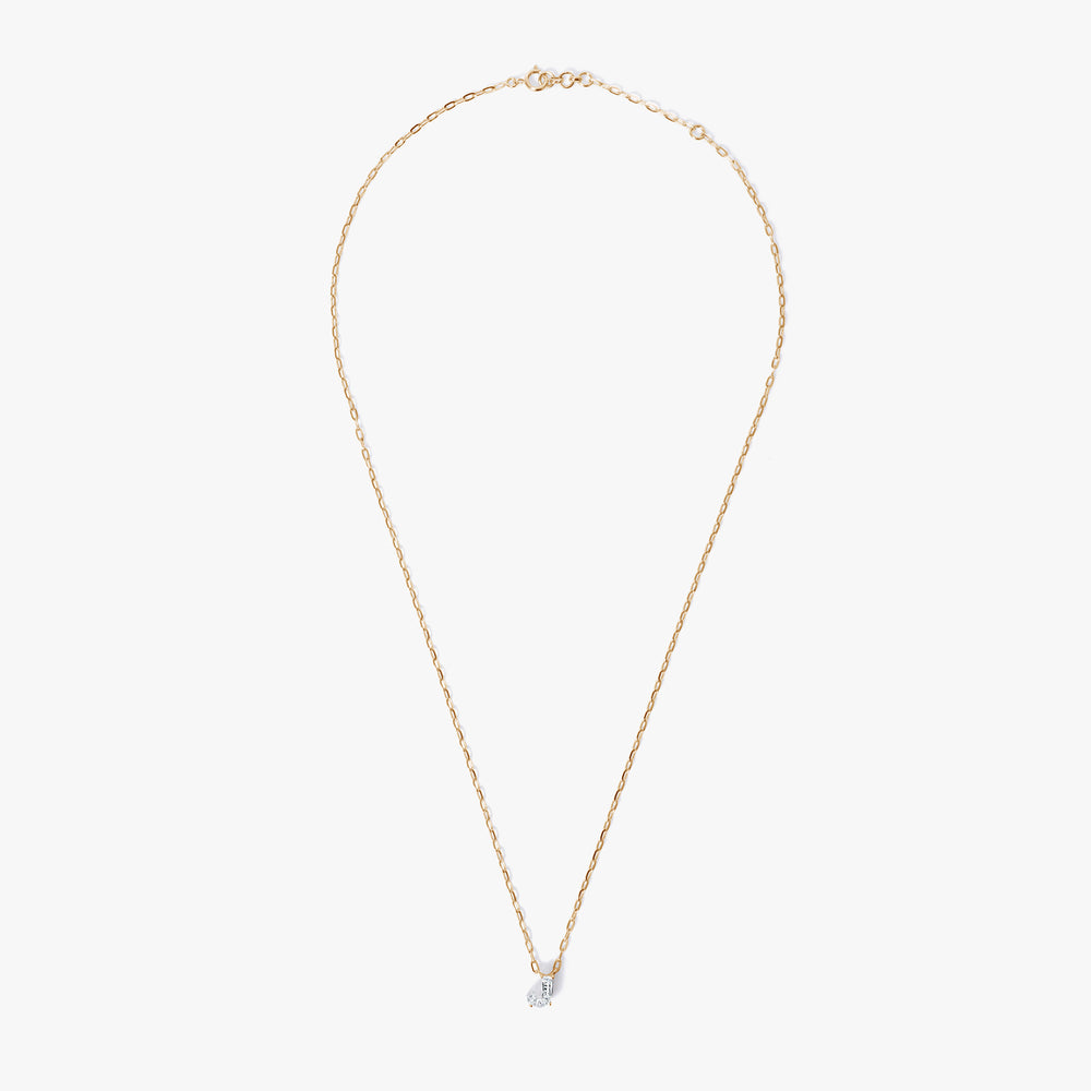 Diamond Initial Pendant Necklace