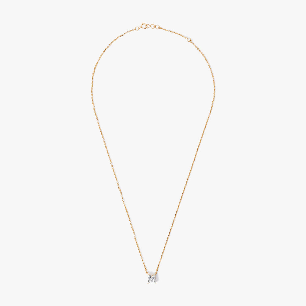 Diamond Initial Pendant Necklace