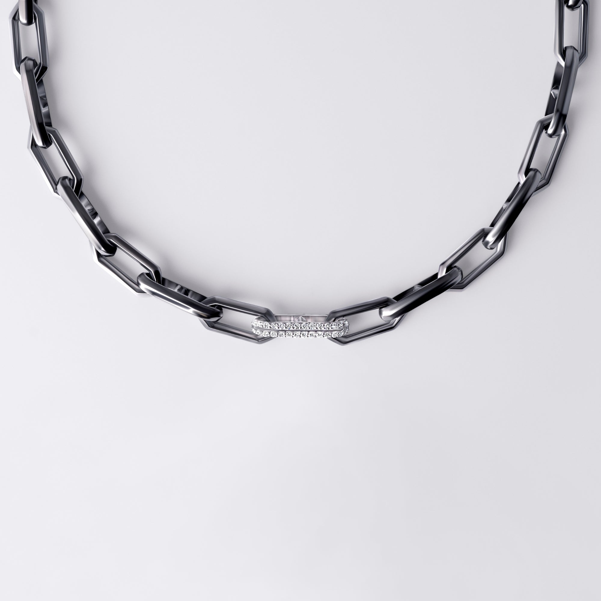 Legacy Link Black Necklace