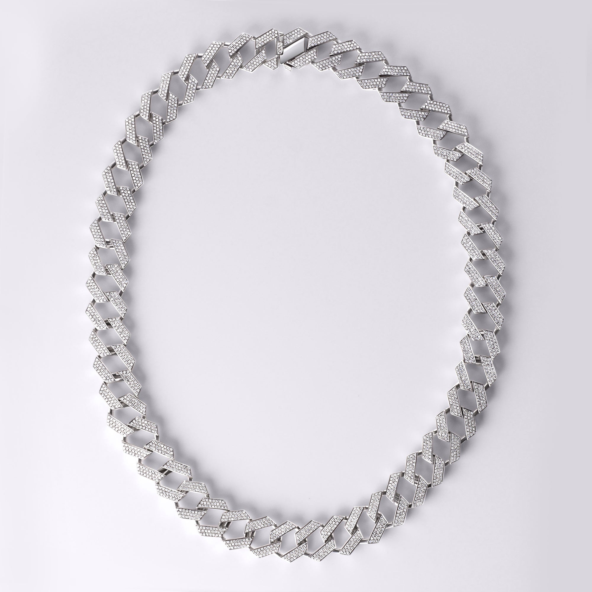 Legacy Couture Pave Signature Link Necklace