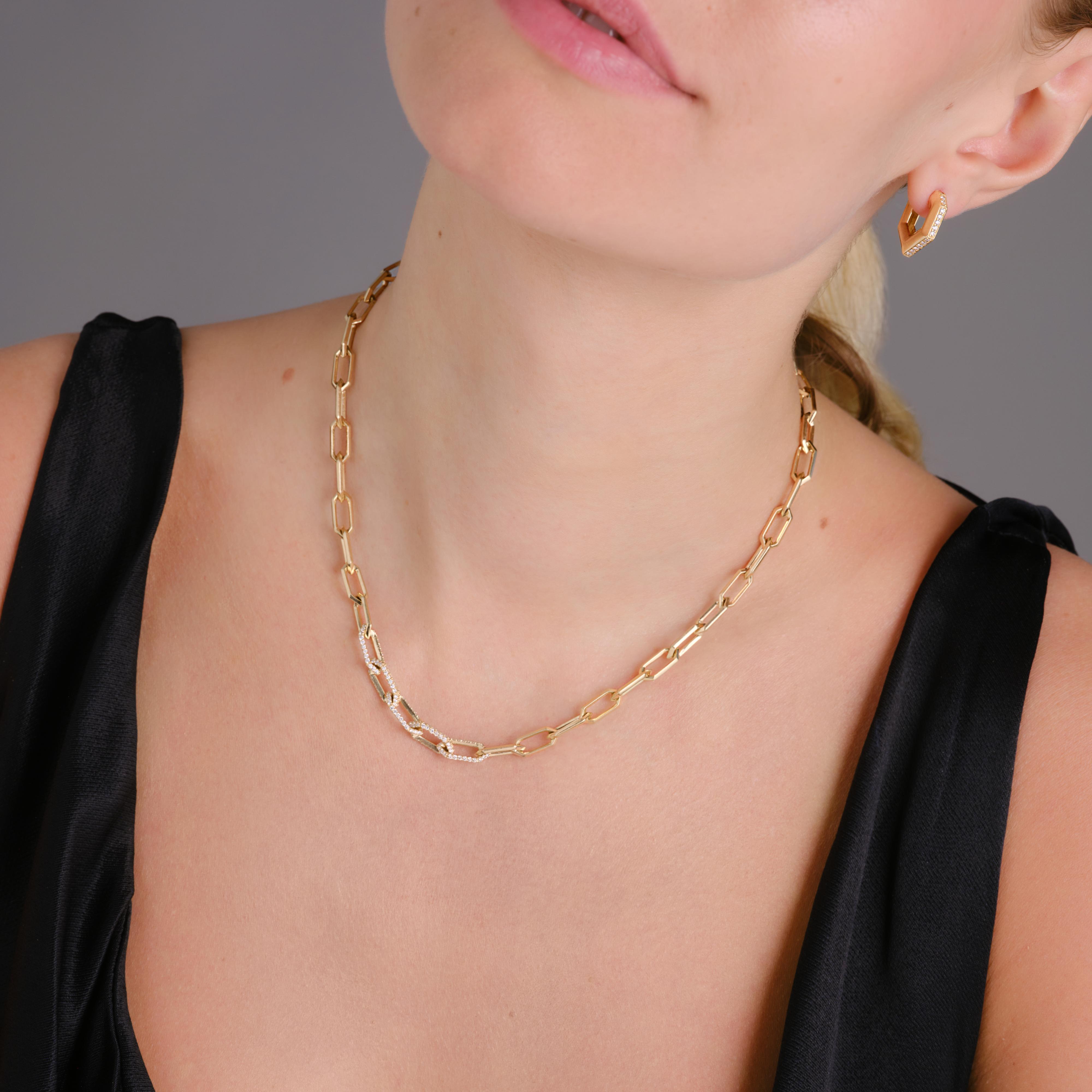 Legacy Love Link Necklace In 14K Yellow Gold
