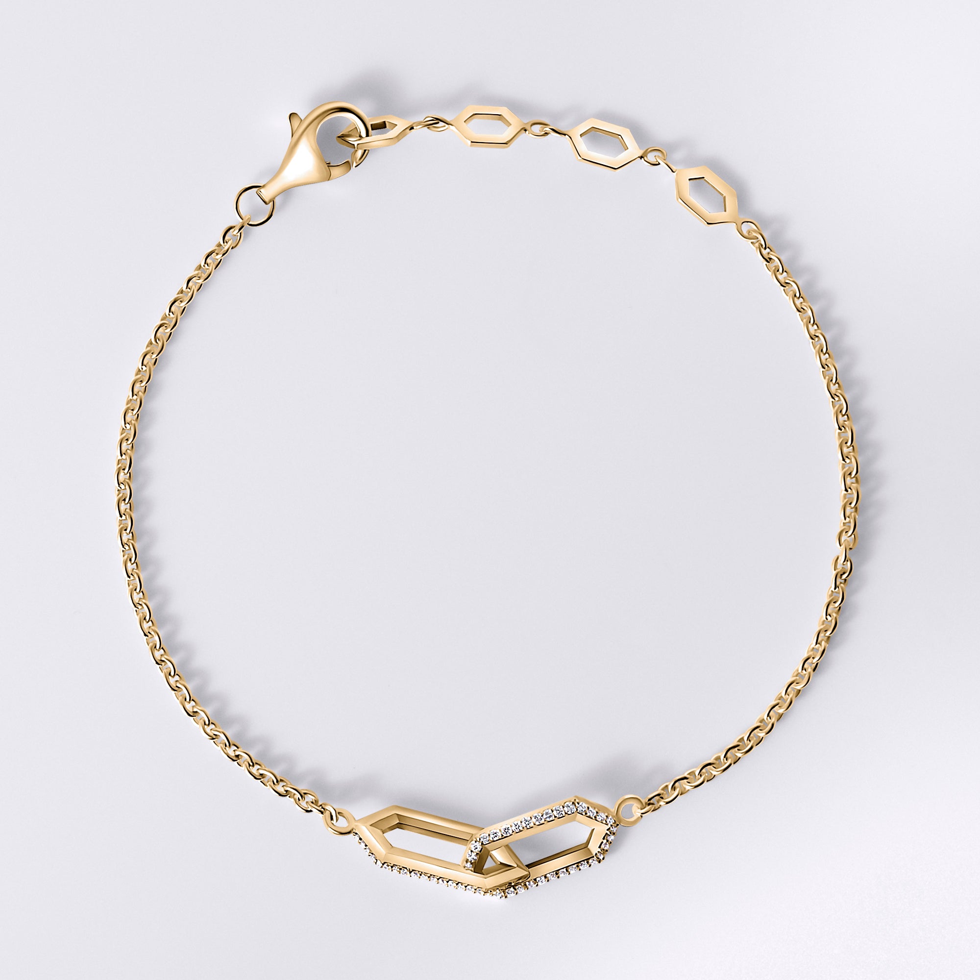 Legacy Love Diamond Pavé Interlocking Bracelet