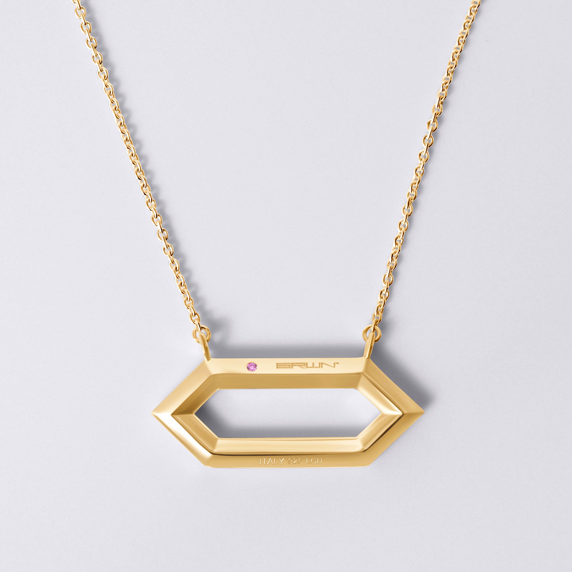Legacy Love Pendant Necklace, 18K Yellow Gold Vermeil