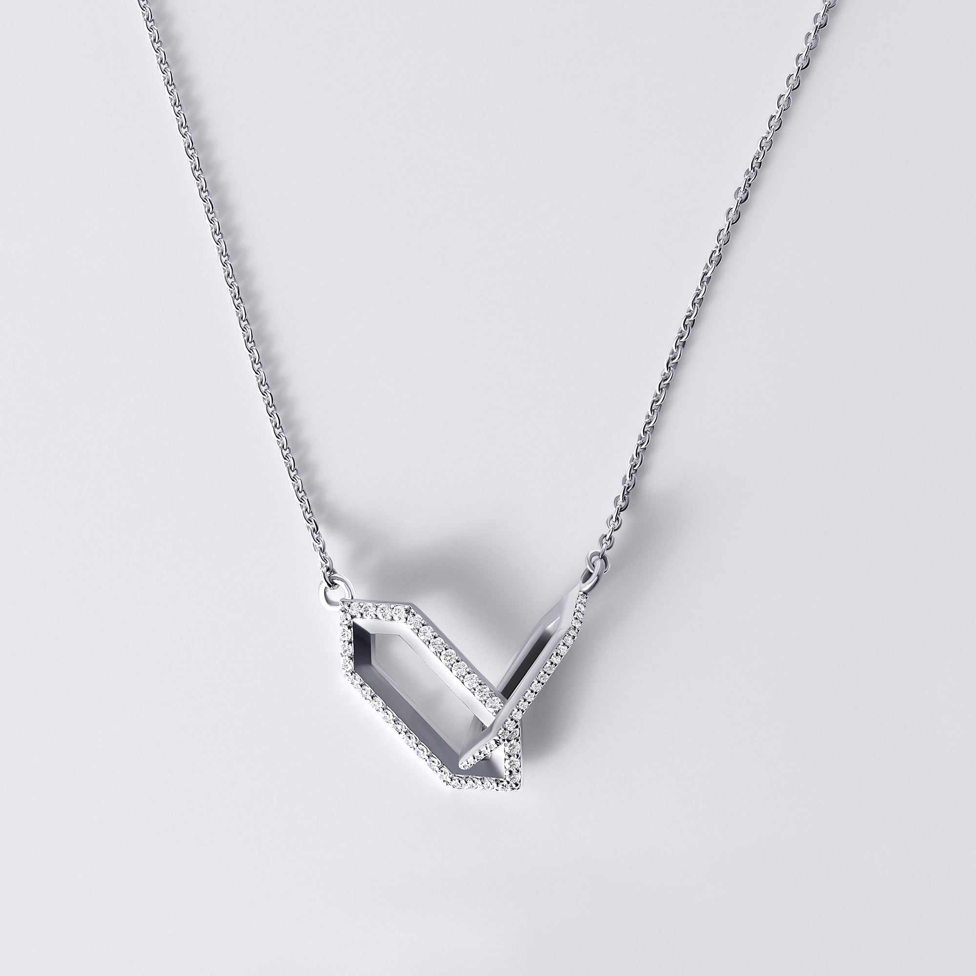 Legacy Love Diamond Interlocking Necklace