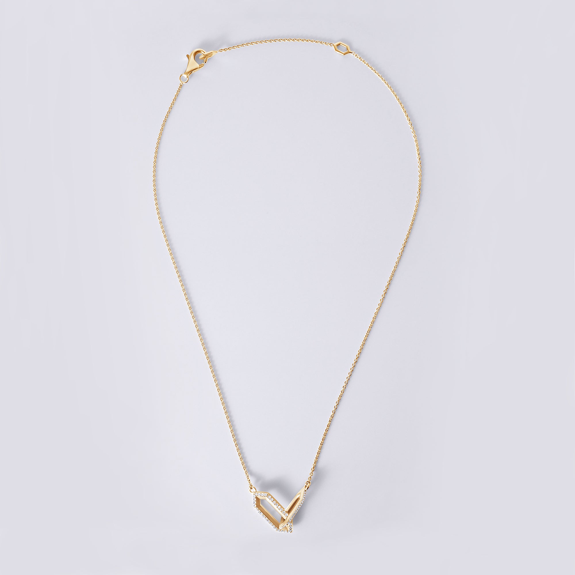 Legacy Love Diamond Interlocking Necklace