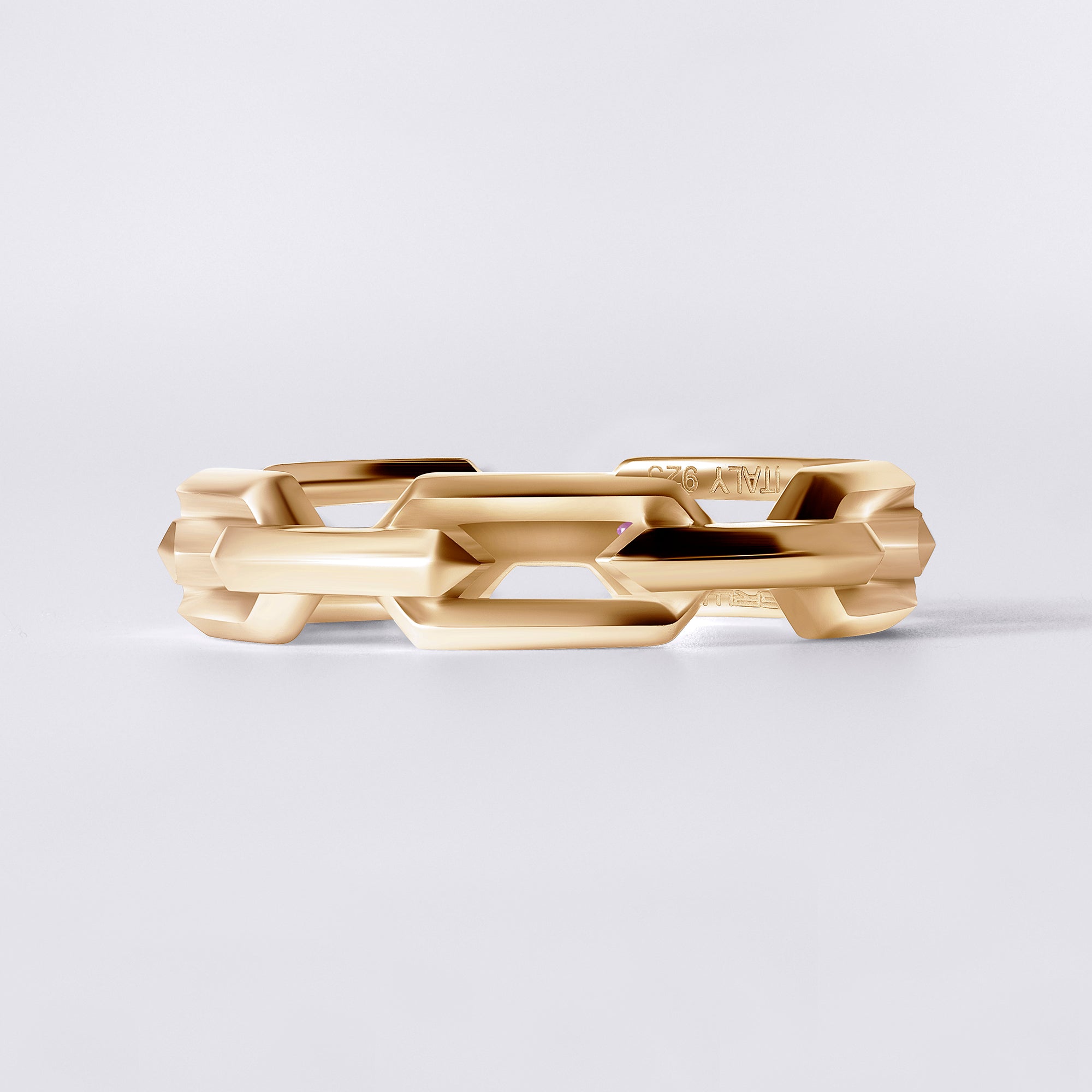 Legacy Love Link Ring, 18K Yellow Gold Vermeil