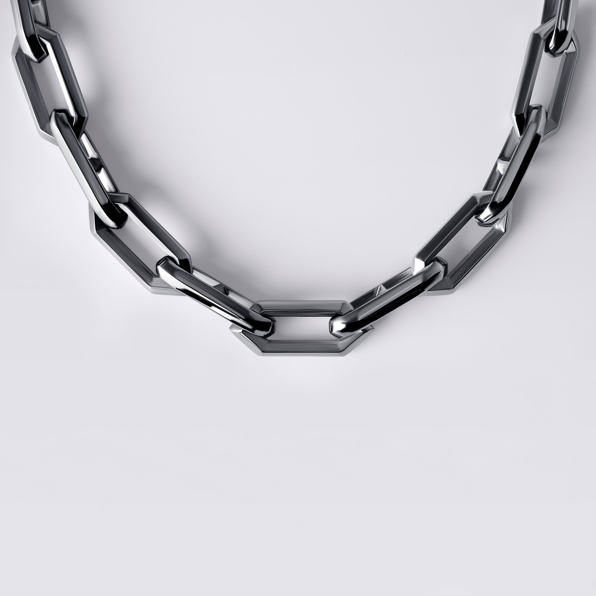 Heavy Legacy Link Black Necklace