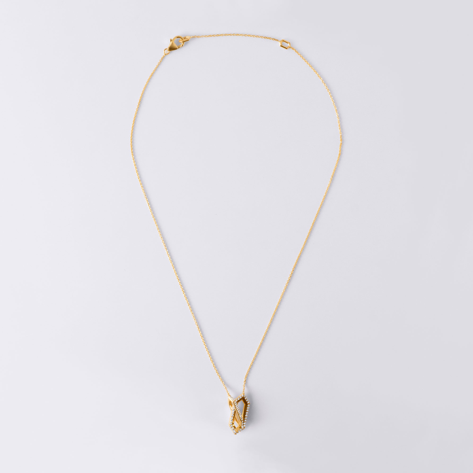 Legacy Love Interlocking Link Necklace In 14K Yellow Gold