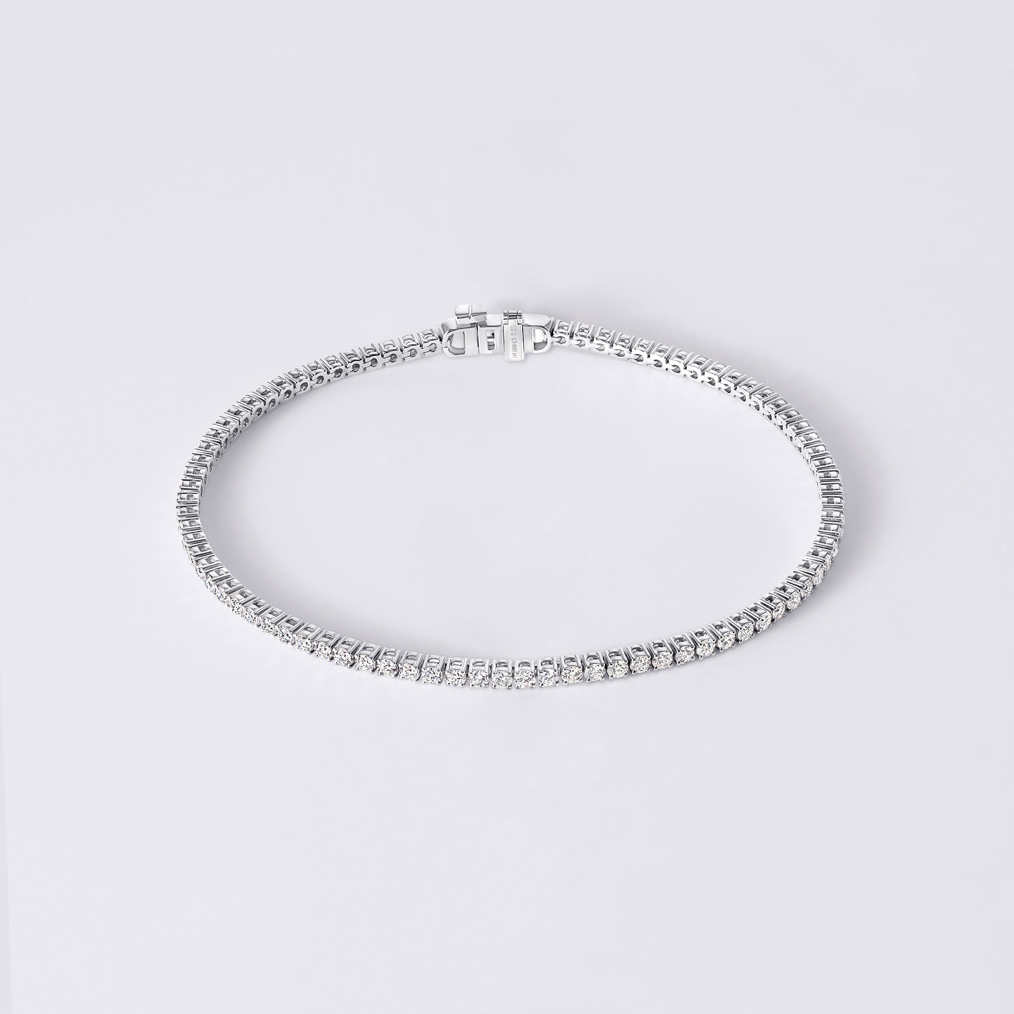 Round Diamond 4 Prong Tennis Bracelet