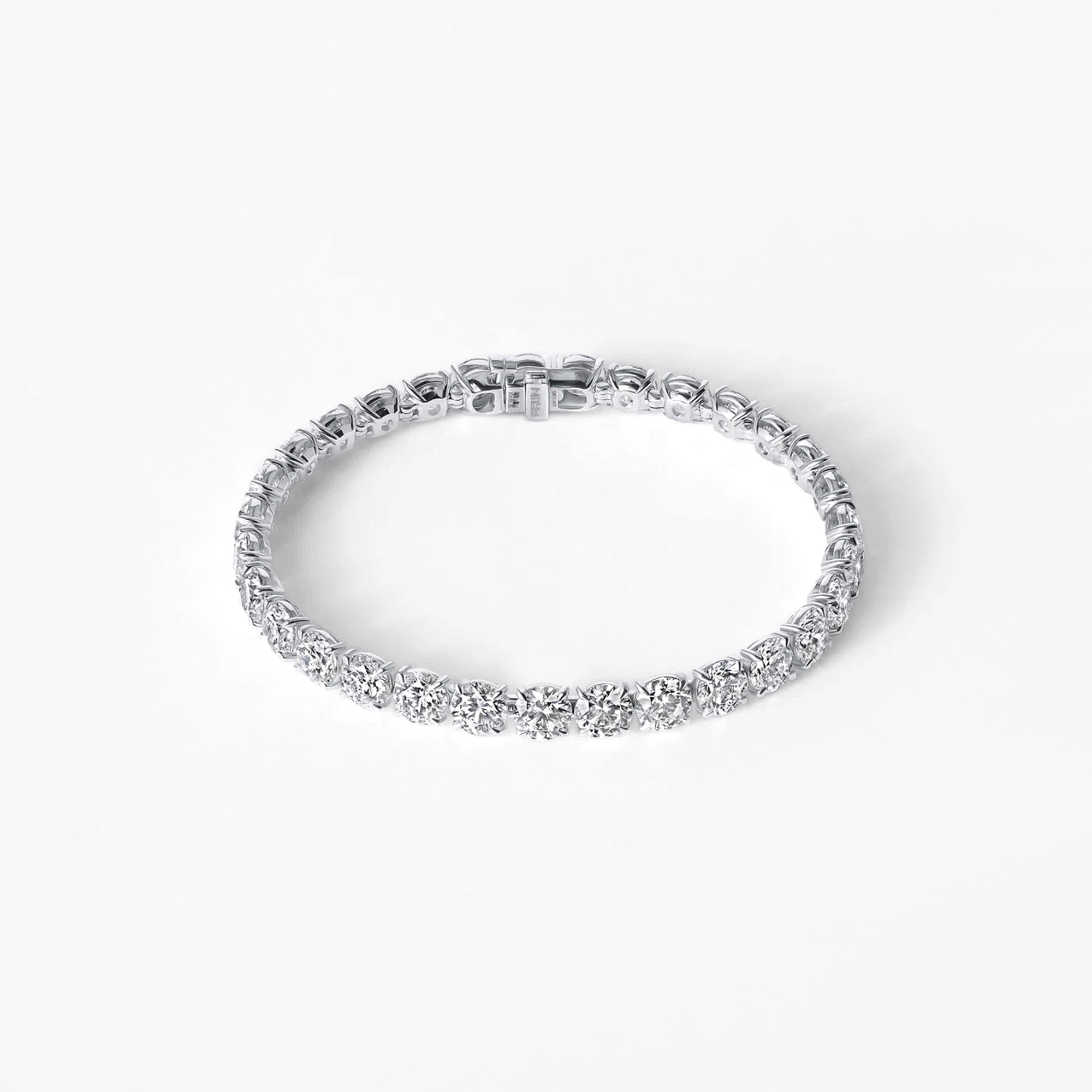 Round Diamond Tennis Bracelet