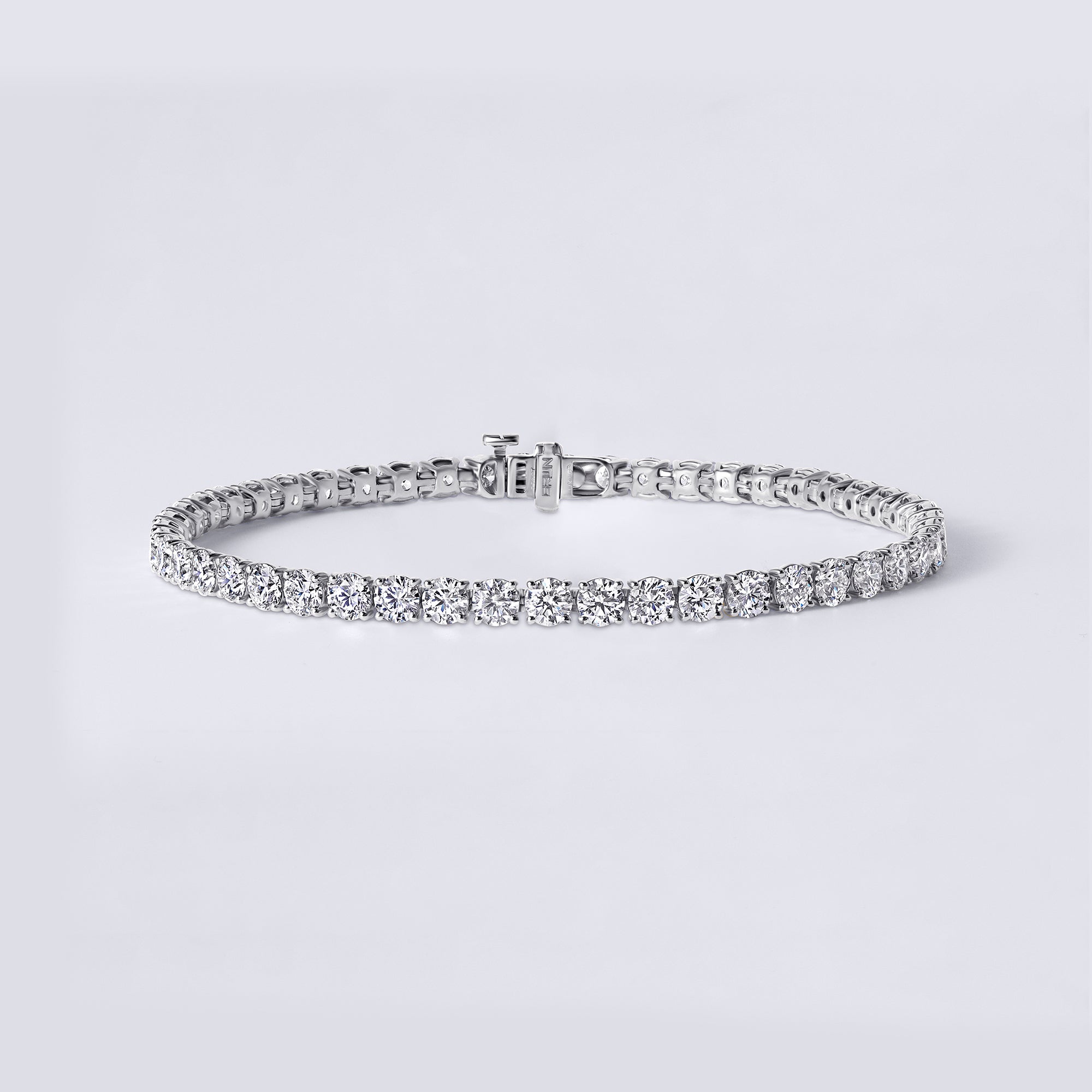 Round Diamond 4 Prong Tennis Bracelet