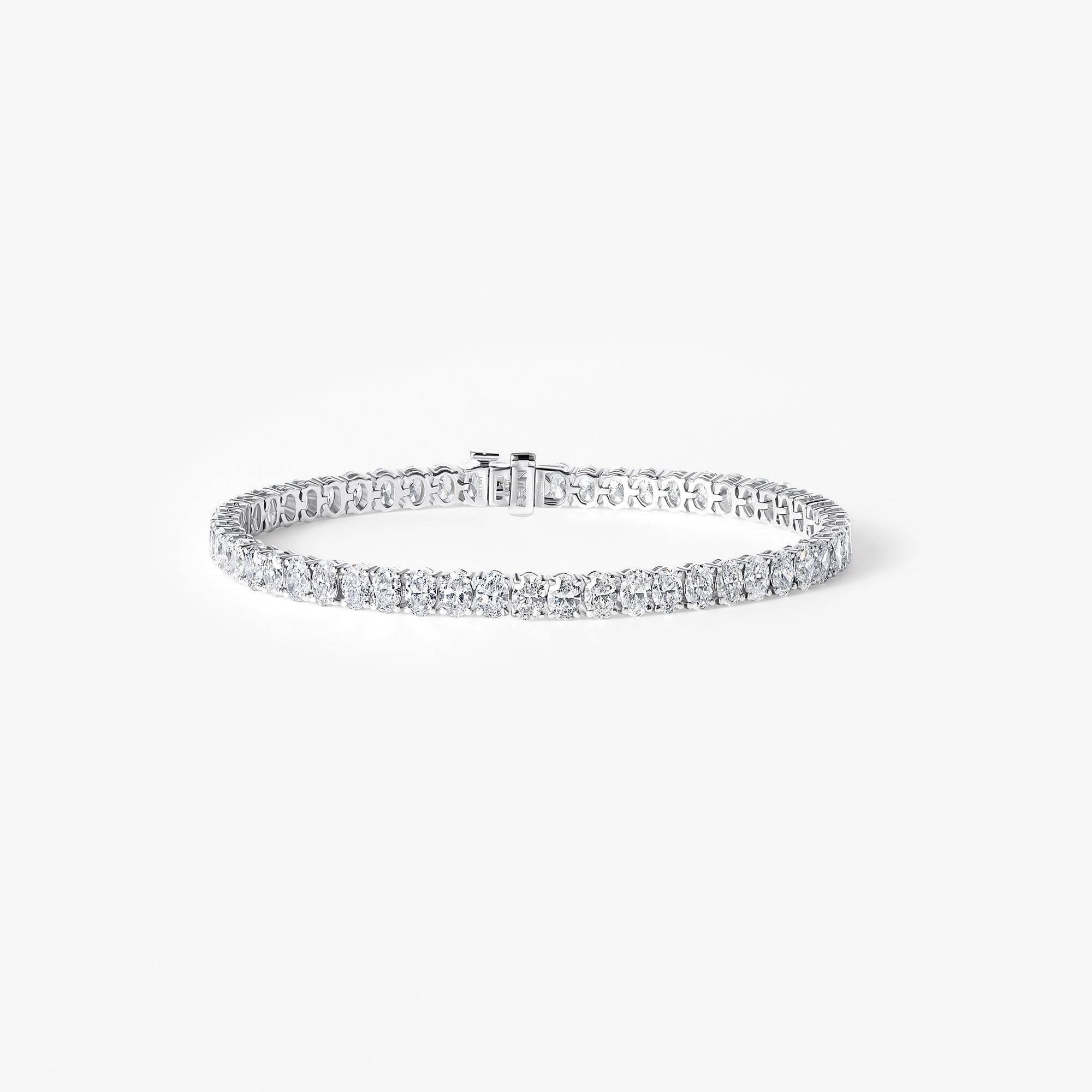 Oval Diamond Tennis Bracelet