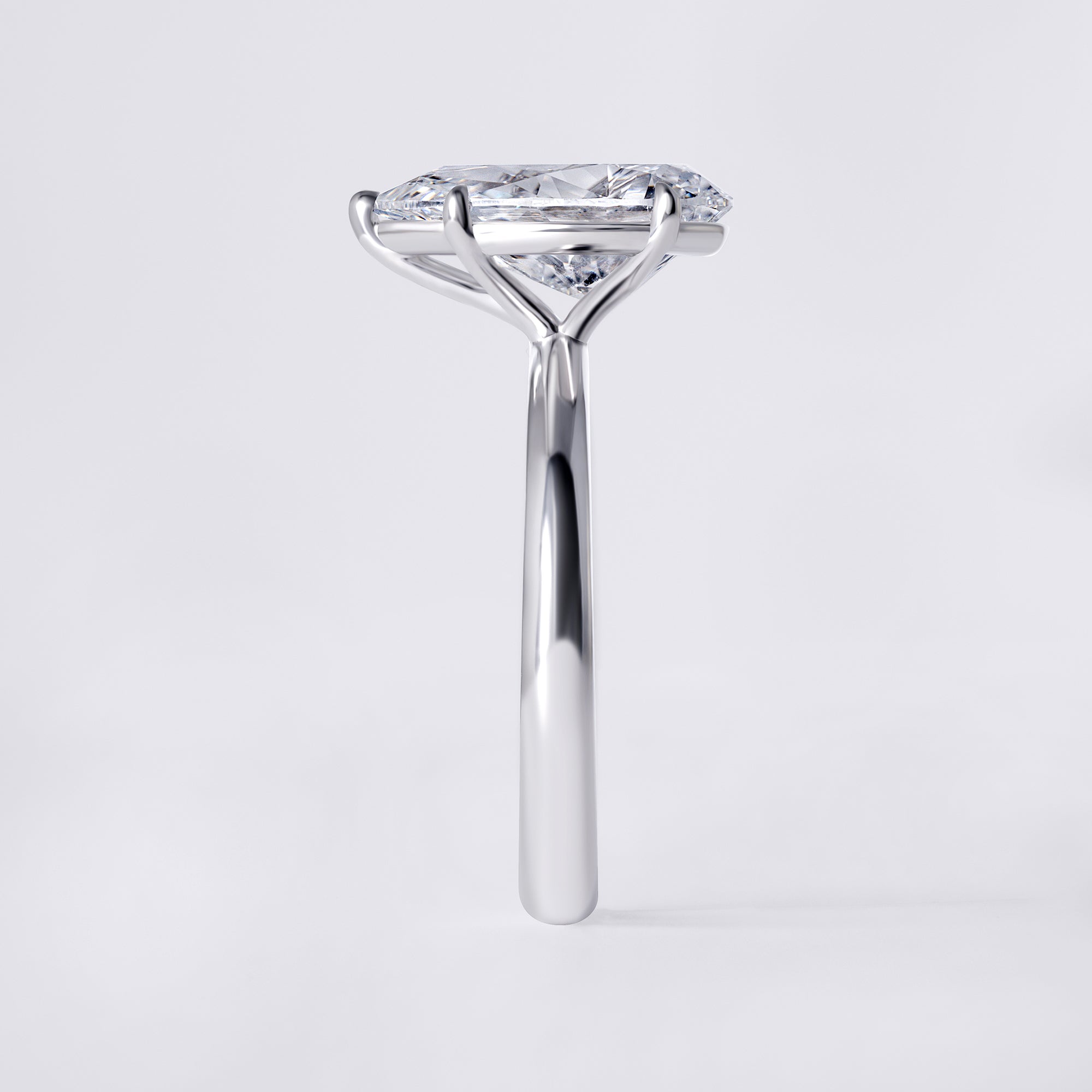 Mira 3.03 CTW Pear Diamond Solitaire Engagement Ring