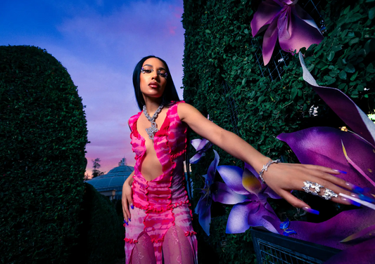 New Luxury Jewelry Brand GRWN Launches With 'Metamorphosis' Collection Modeled by Creative Director Aleali May