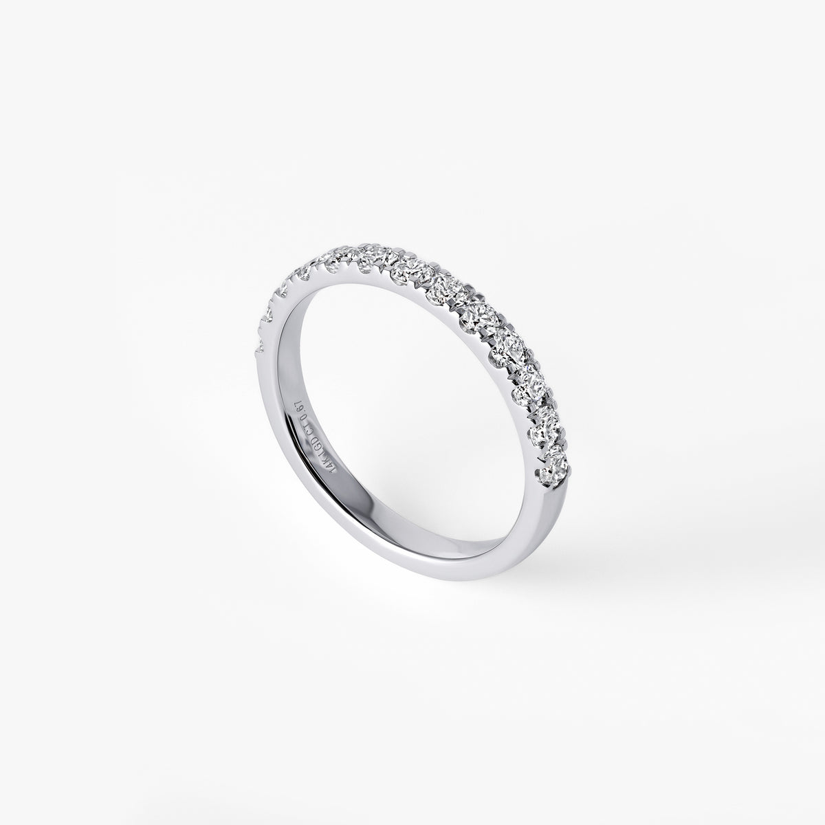 Round Diamond Anniversary Band