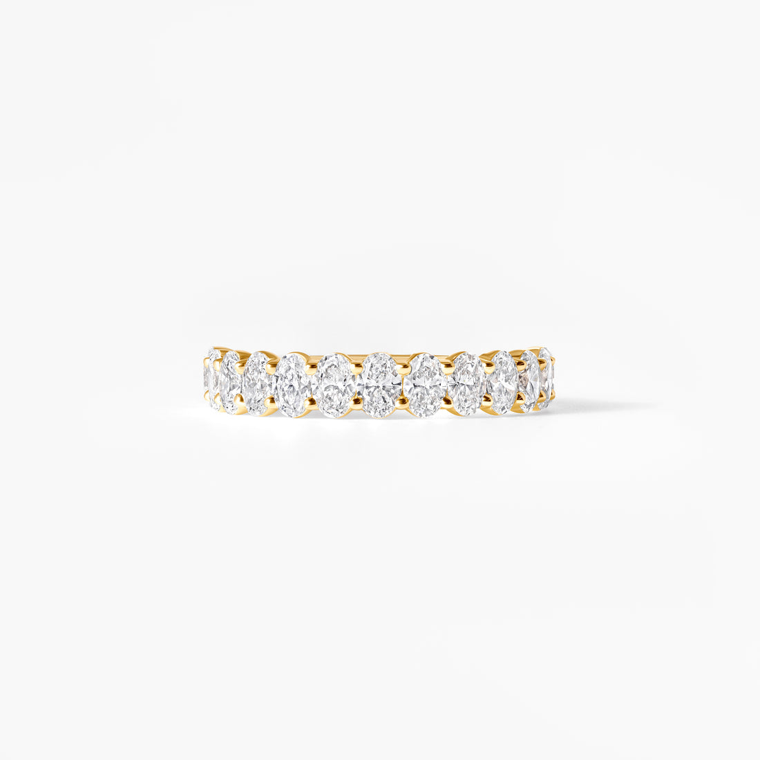 Oval Diamond Anniversary Band