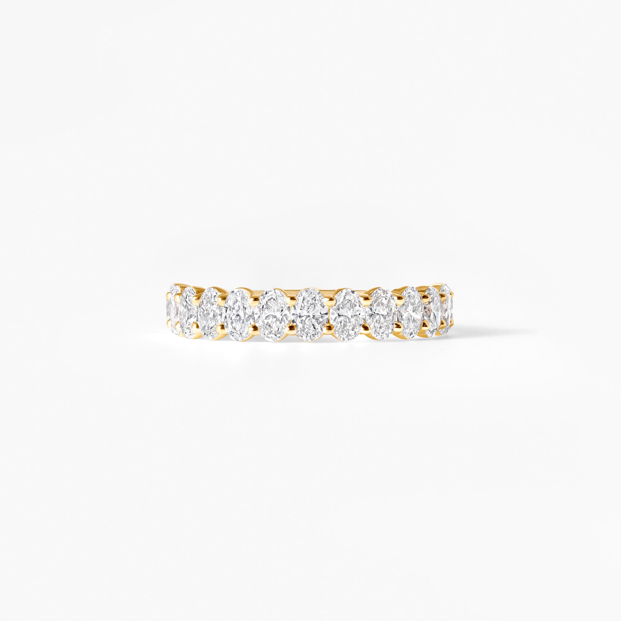 Oval Diamond Anniversary Band