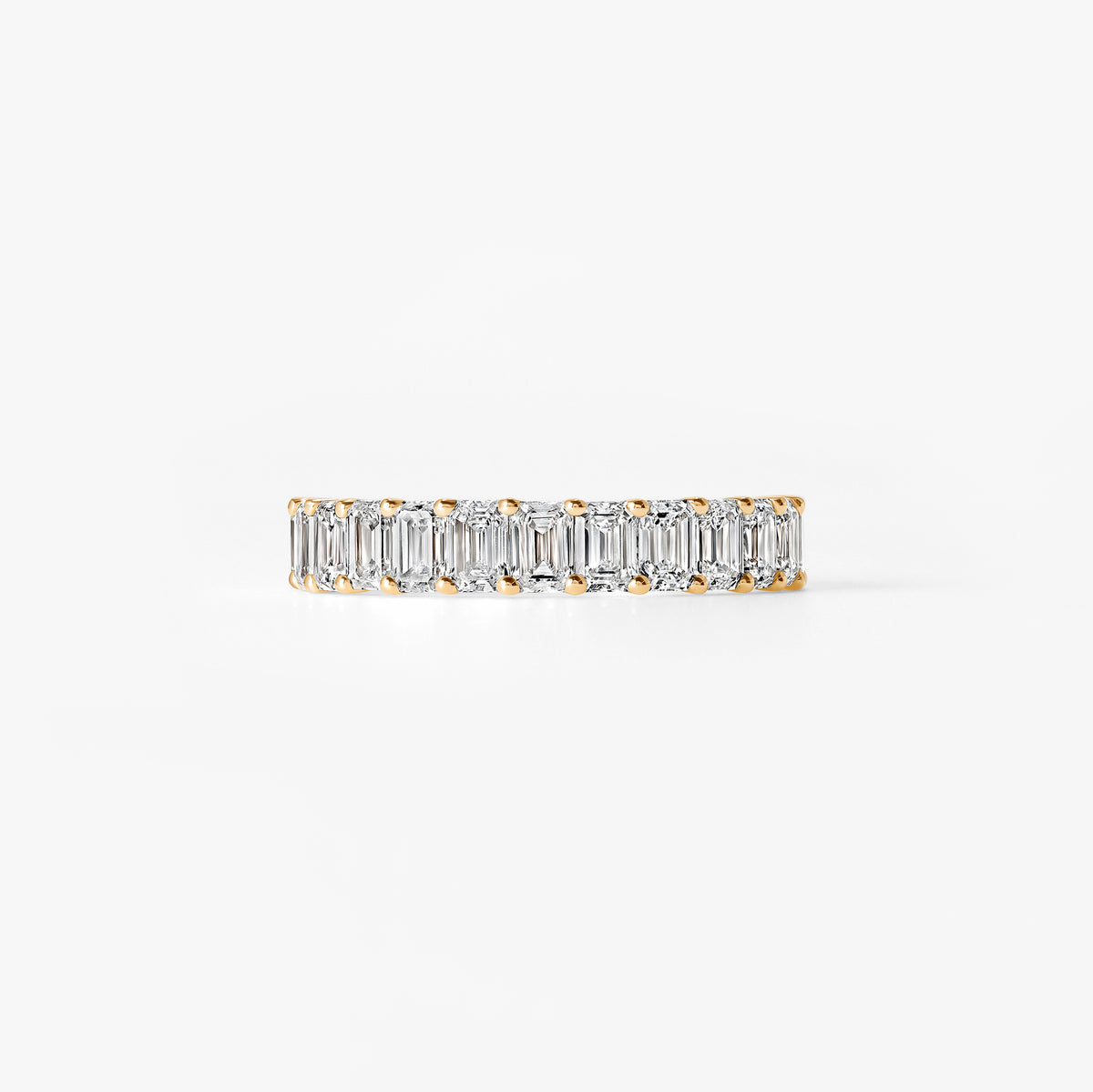 Emerald Diamond Anniversary Band