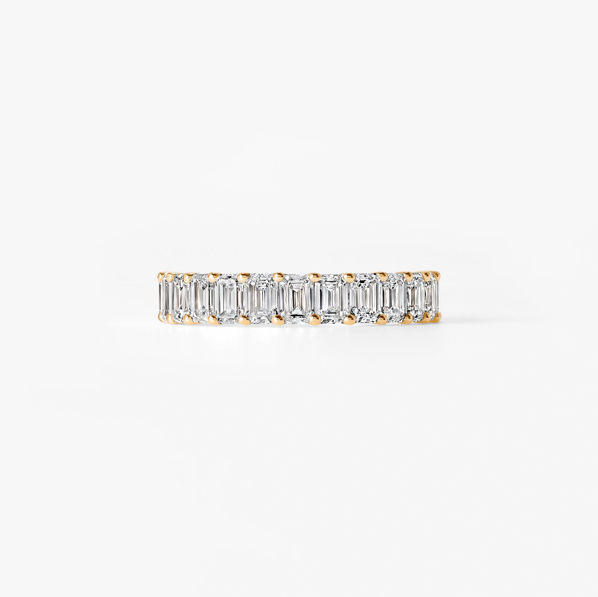 Emerald Diamond Anniversary Band