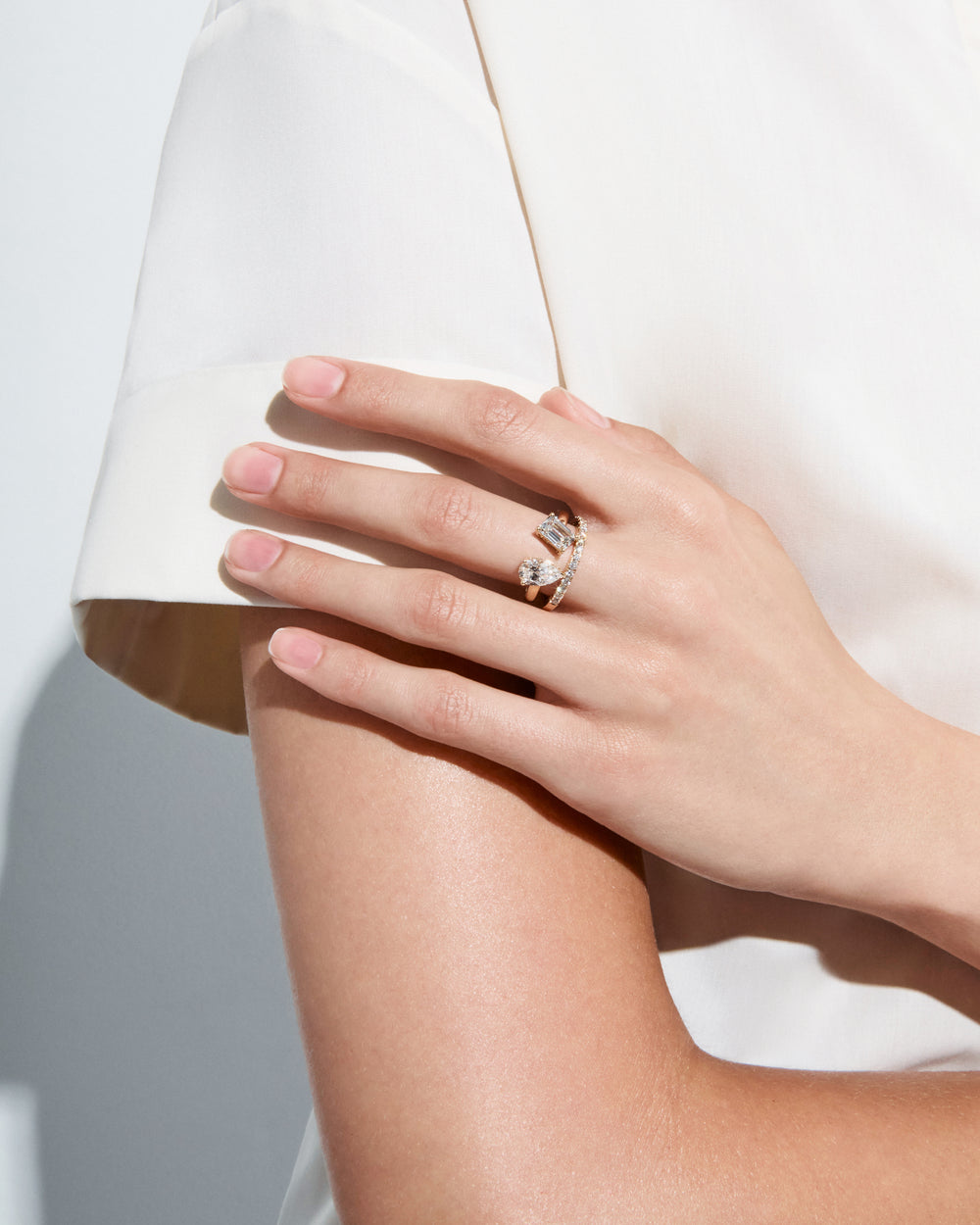 Round Diamond Petite Anniversary Band