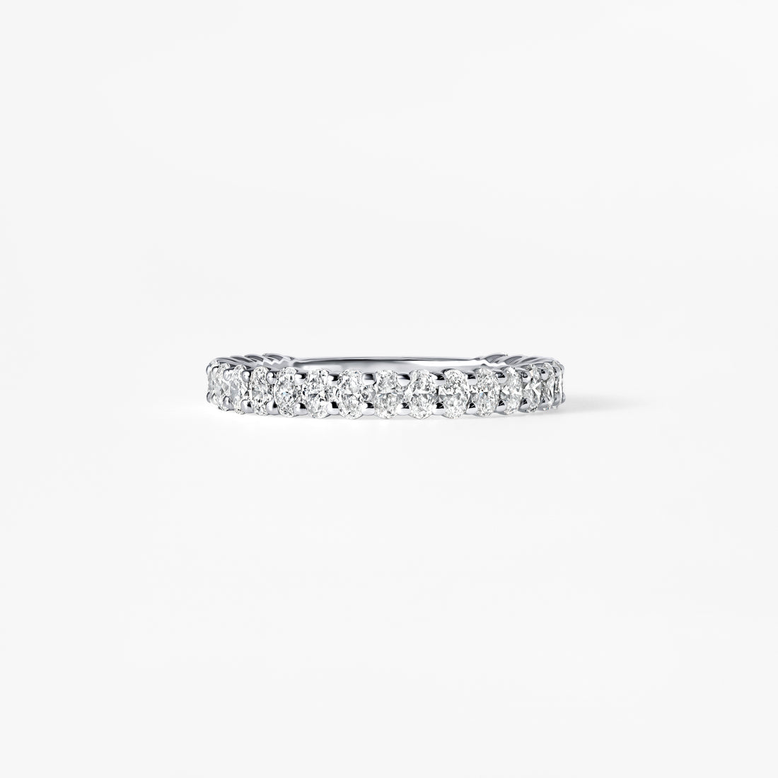 Oval Diamond Petite Anniversary Band