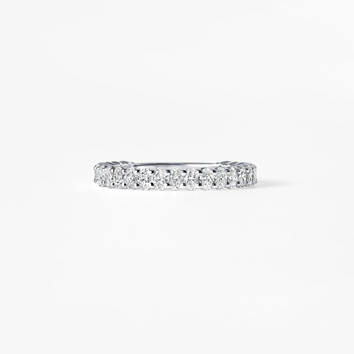 Oval Diamond Petite Anniversary Band