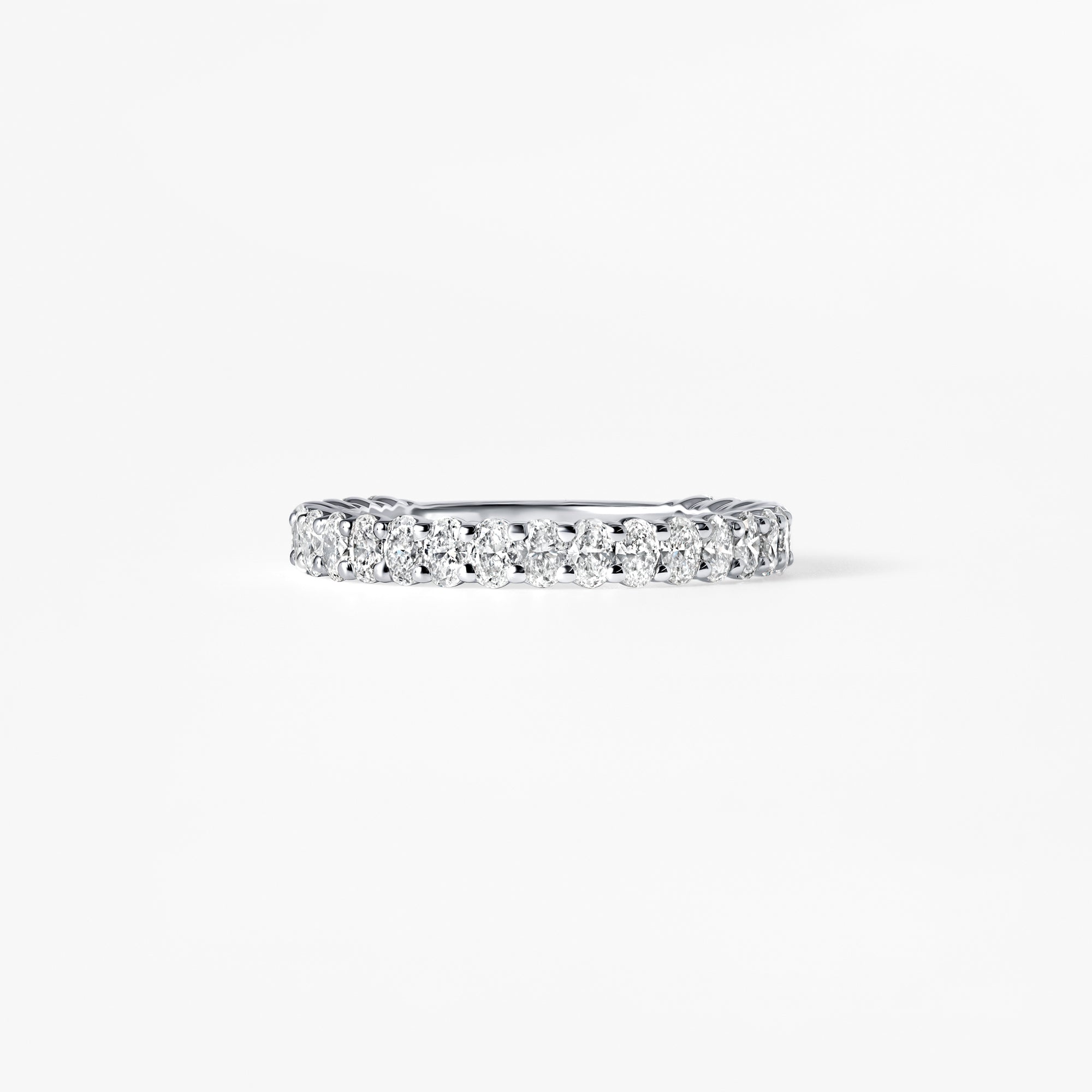 Oval Diamond Petite Anniversary Band
