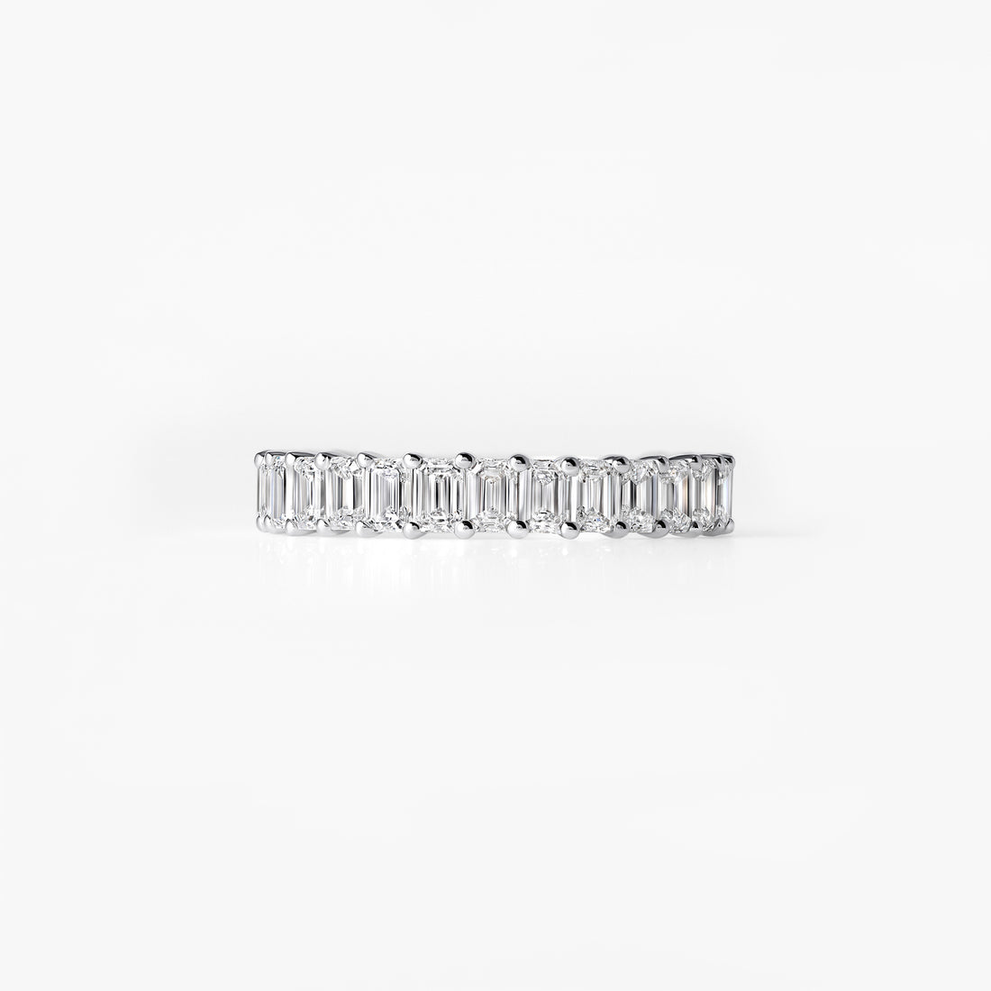 Emerald Diamond Anniversary Band