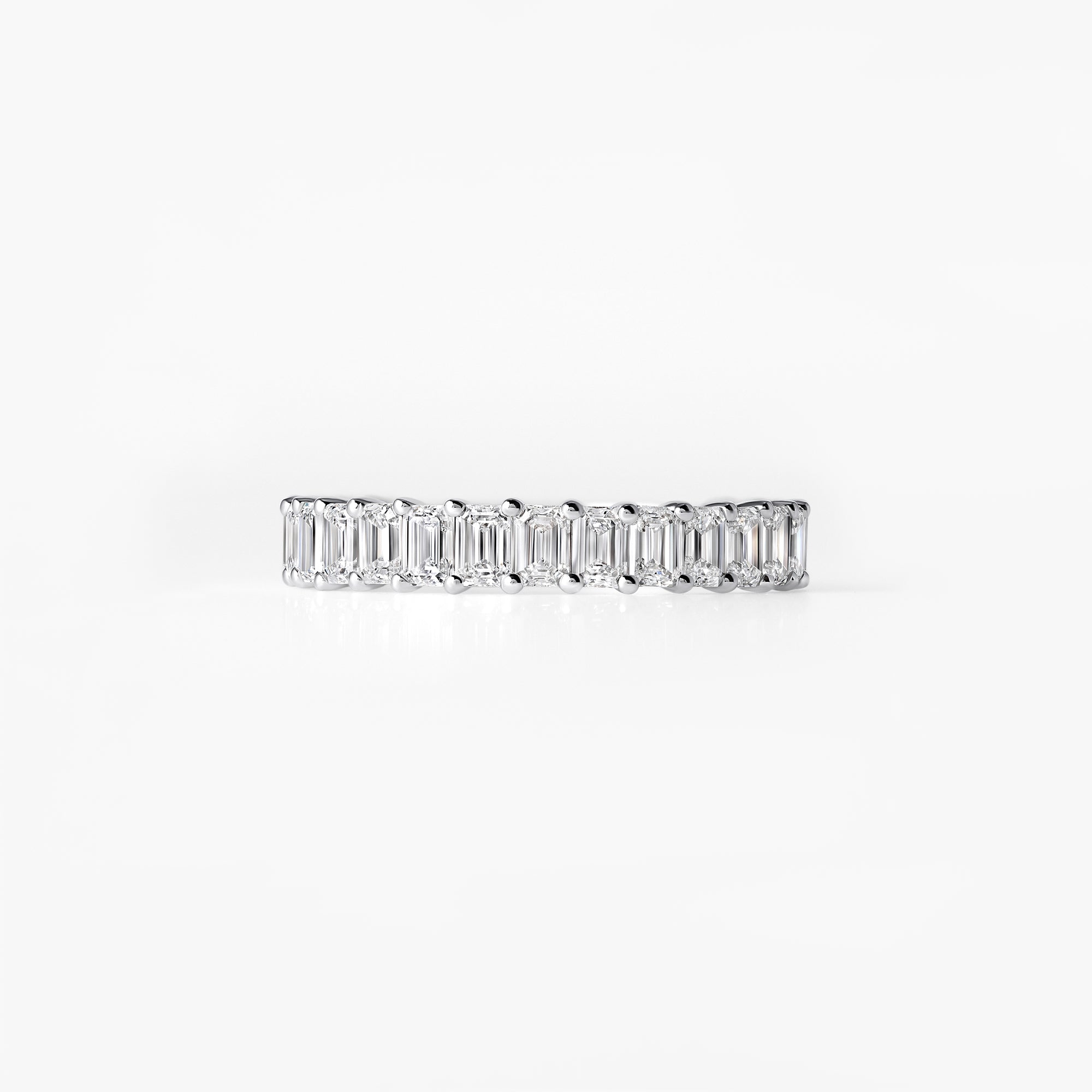 Emerald Diamond Anniversary Band