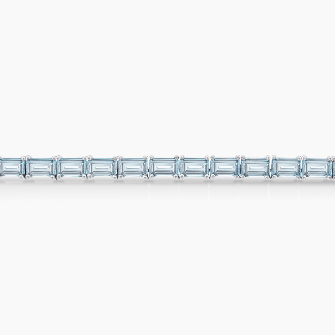 Blue Ombré Lab Diamond Tennis Bracelet