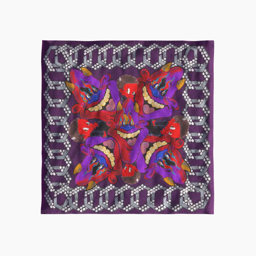 Like Father, Like Son Silk Scarf