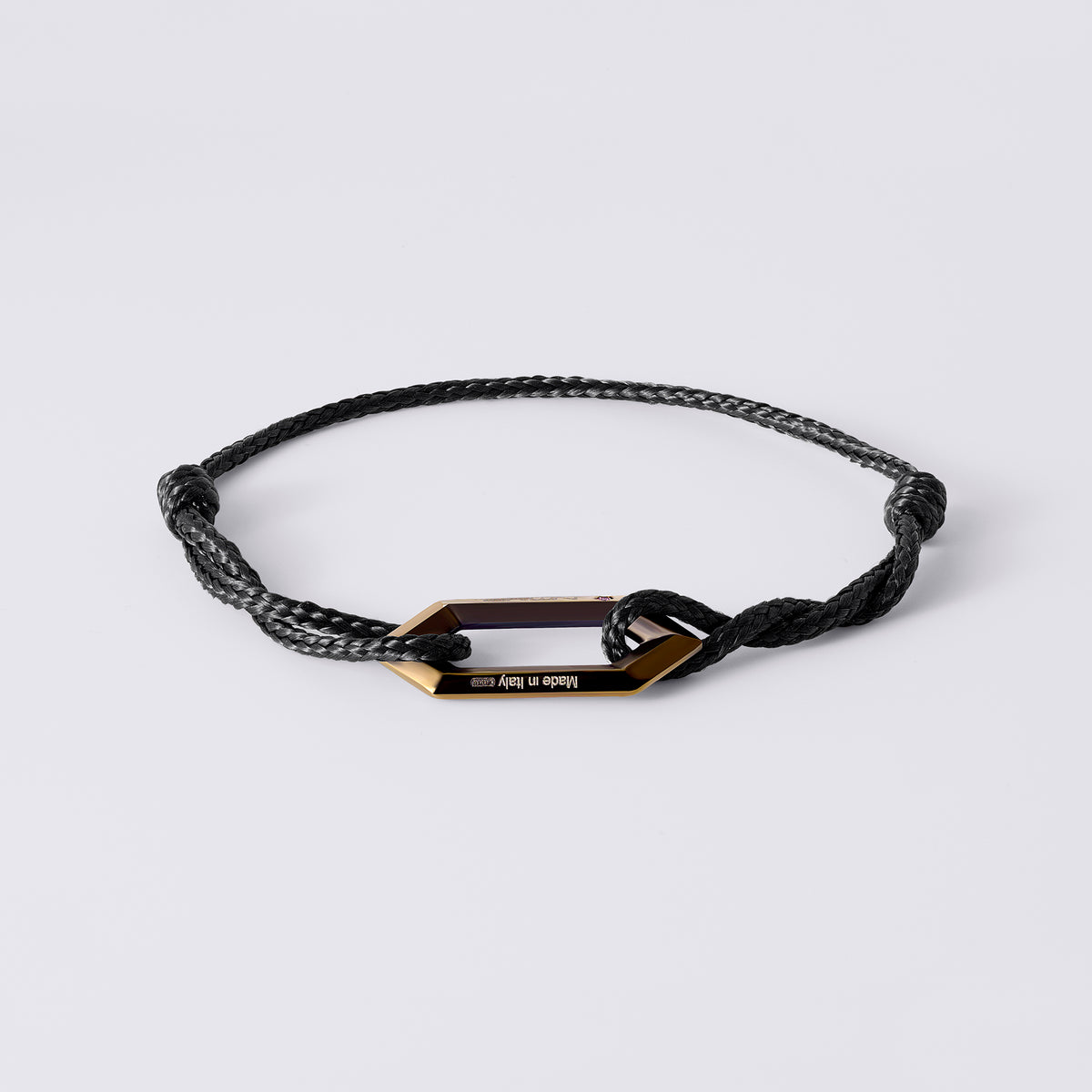 Legacy Link Bronze Titanium Cord Bracelet