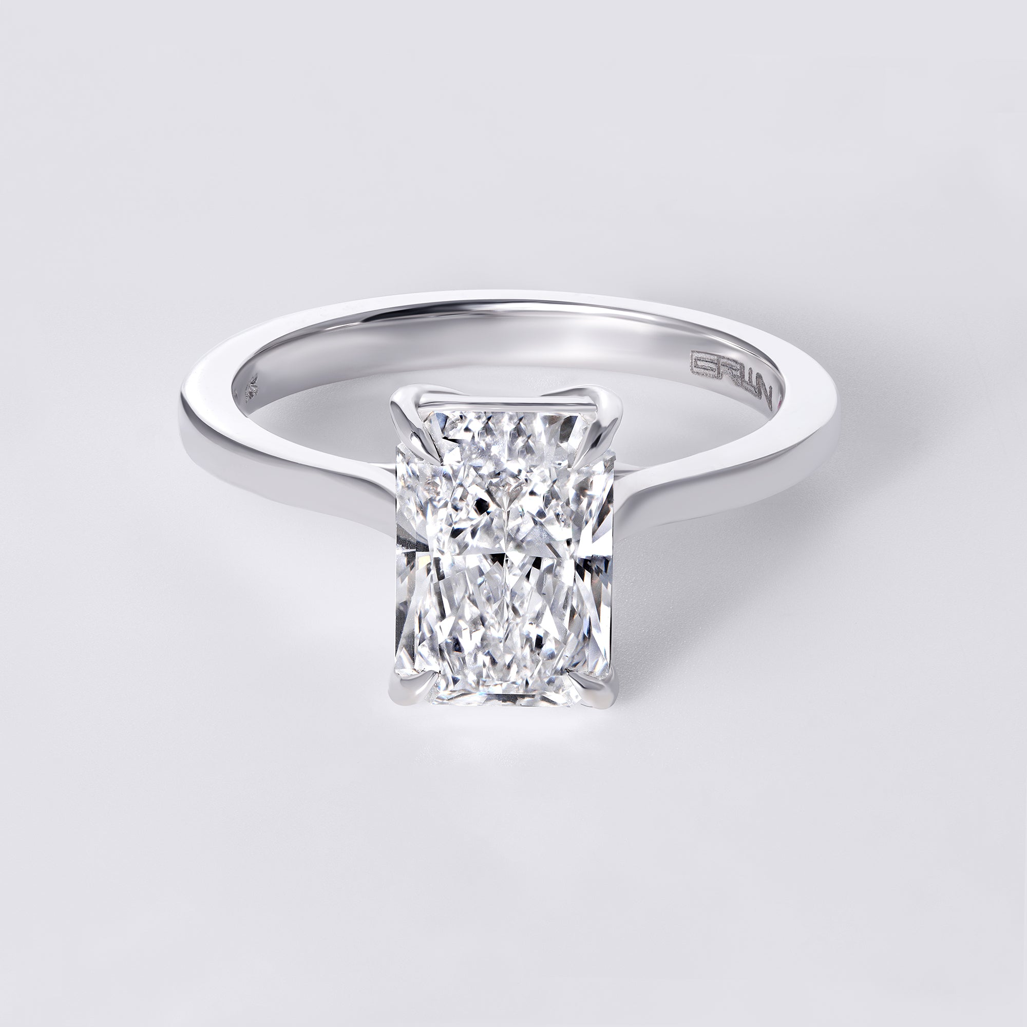 Mira 2.00 CTW Radiant Diamond Solitaire Engagement Ring