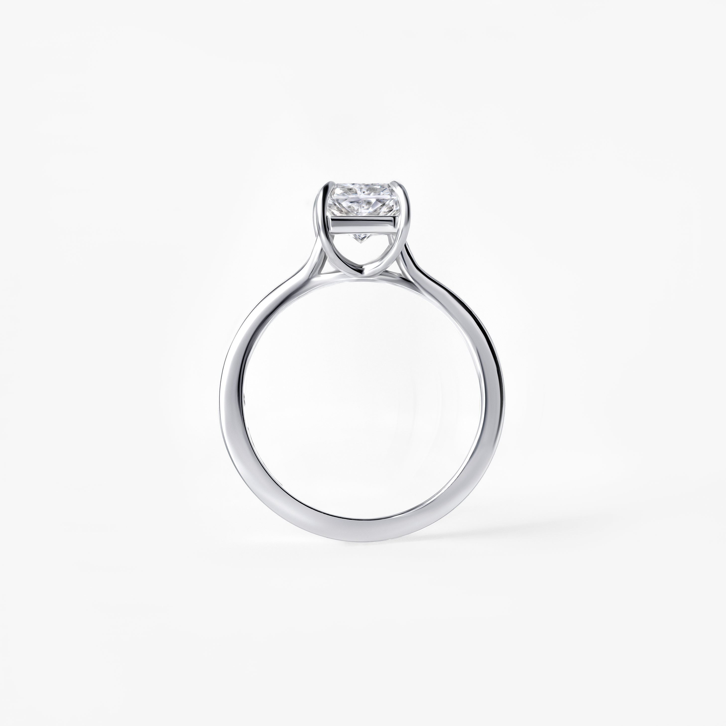 2.00CT Radiant Solitaire Engagement Ring